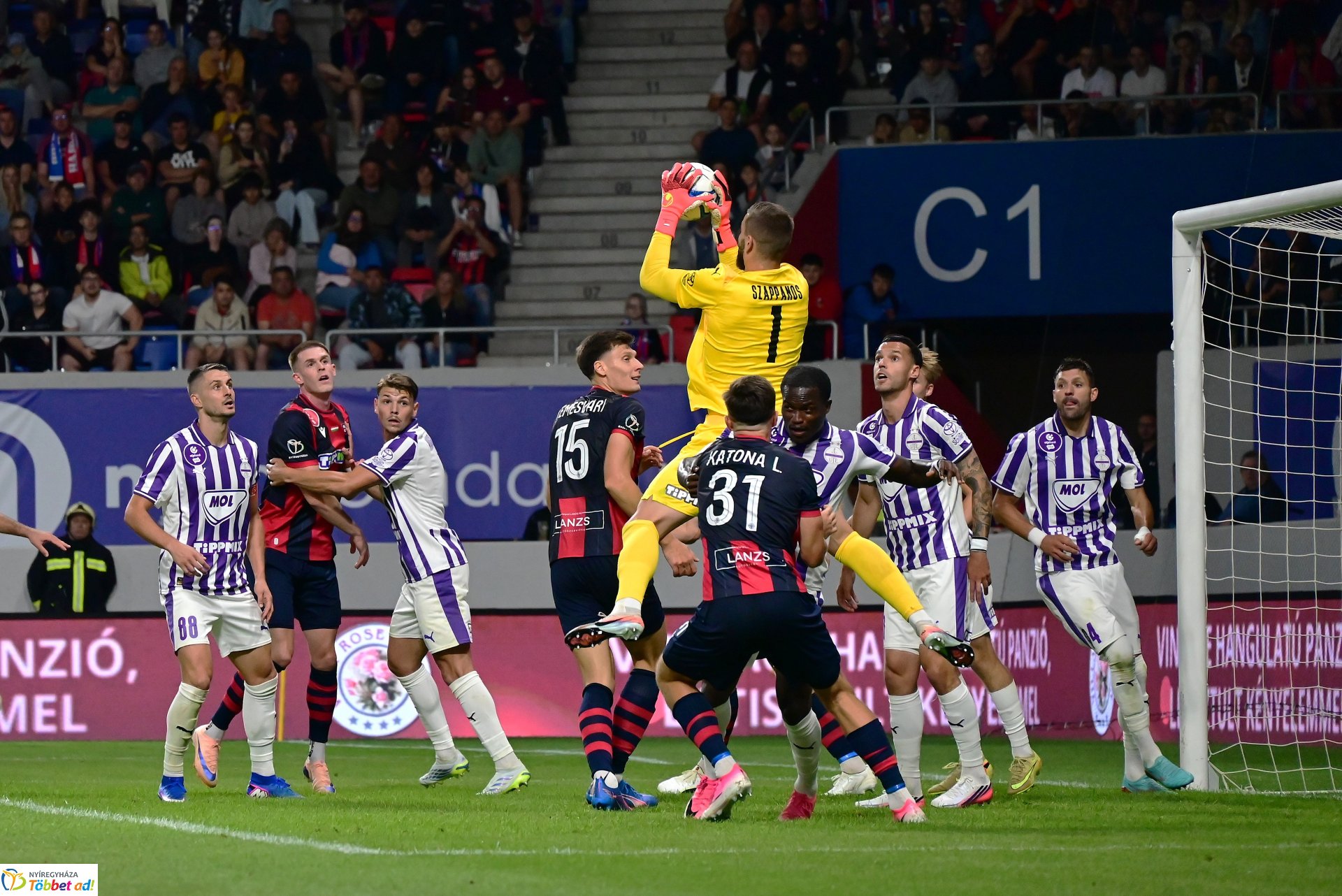 Nyíregyháza Spartacus FC- Újpest FC labdarúgó mérkőzés 2026. ősz