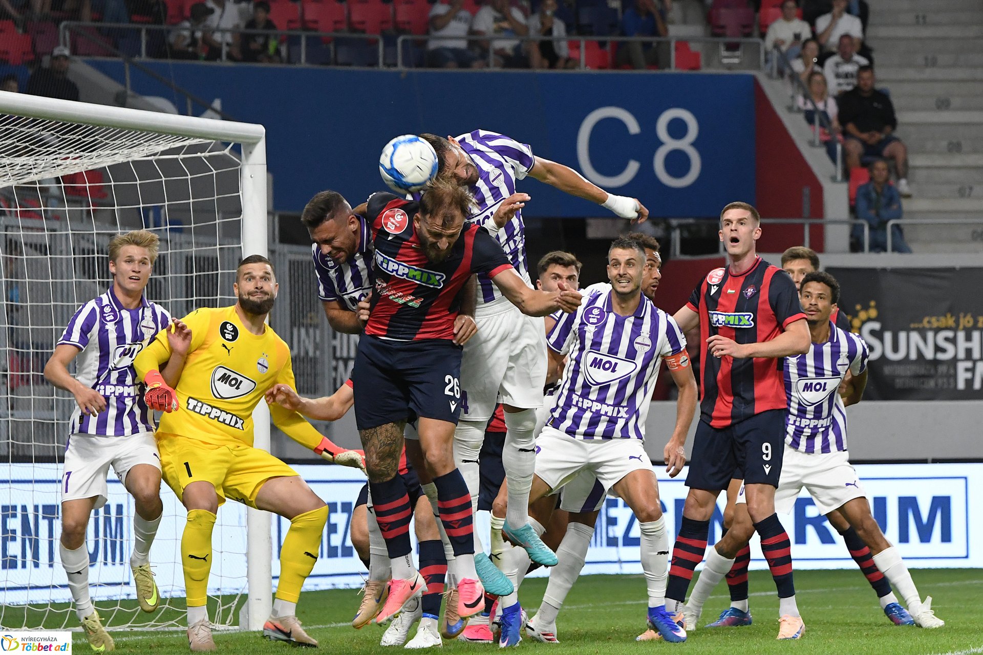 Nyíregyháza Spartacus FC- Újpest FC labdarúgó mérkőzés 2026. ősz