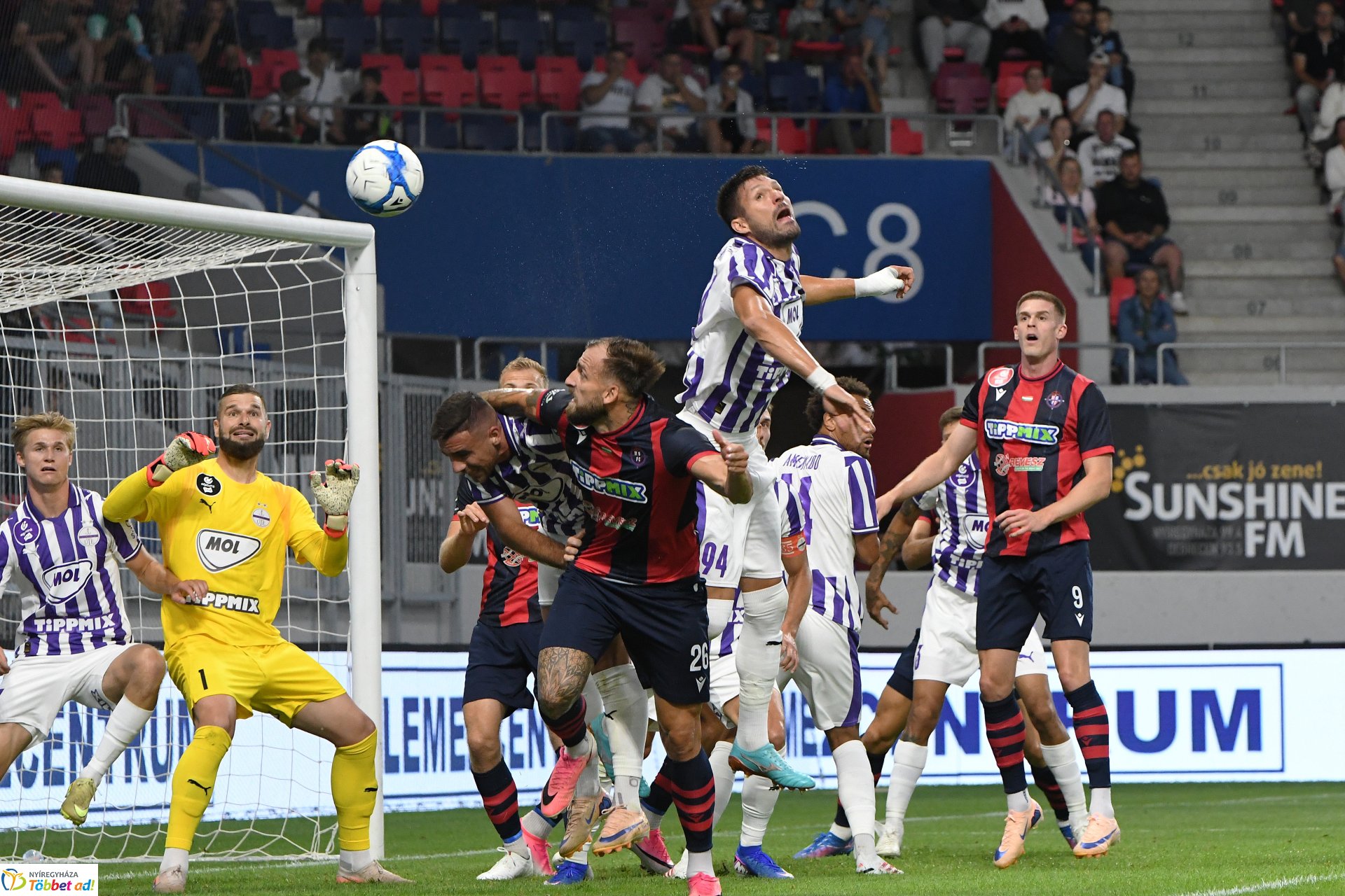 Nyíregyháza Spartacus FC- Újpest FC labdarúgó mérkőzés 2026. ősz