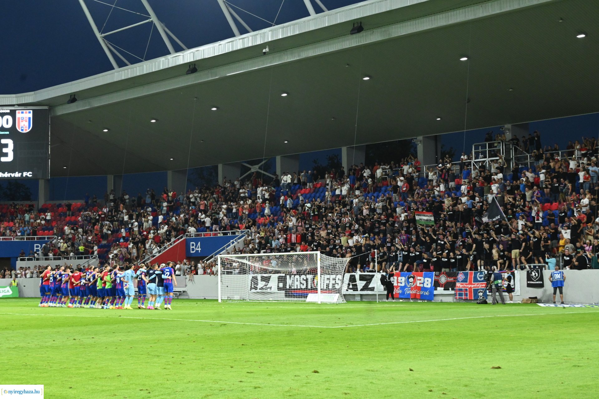 Nyíregyháza Spartacus-Fehérvár labdarúgó mérkőzés 2024. ősz