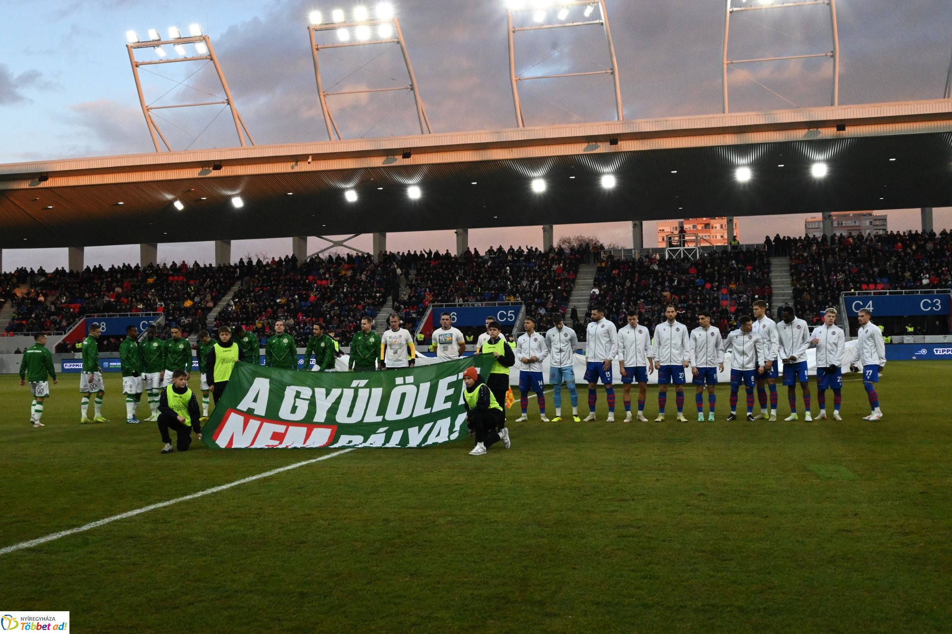 Nyíregyháza Spartacus-Ferencváros labdarúgó mérkőzés 2024. ősz