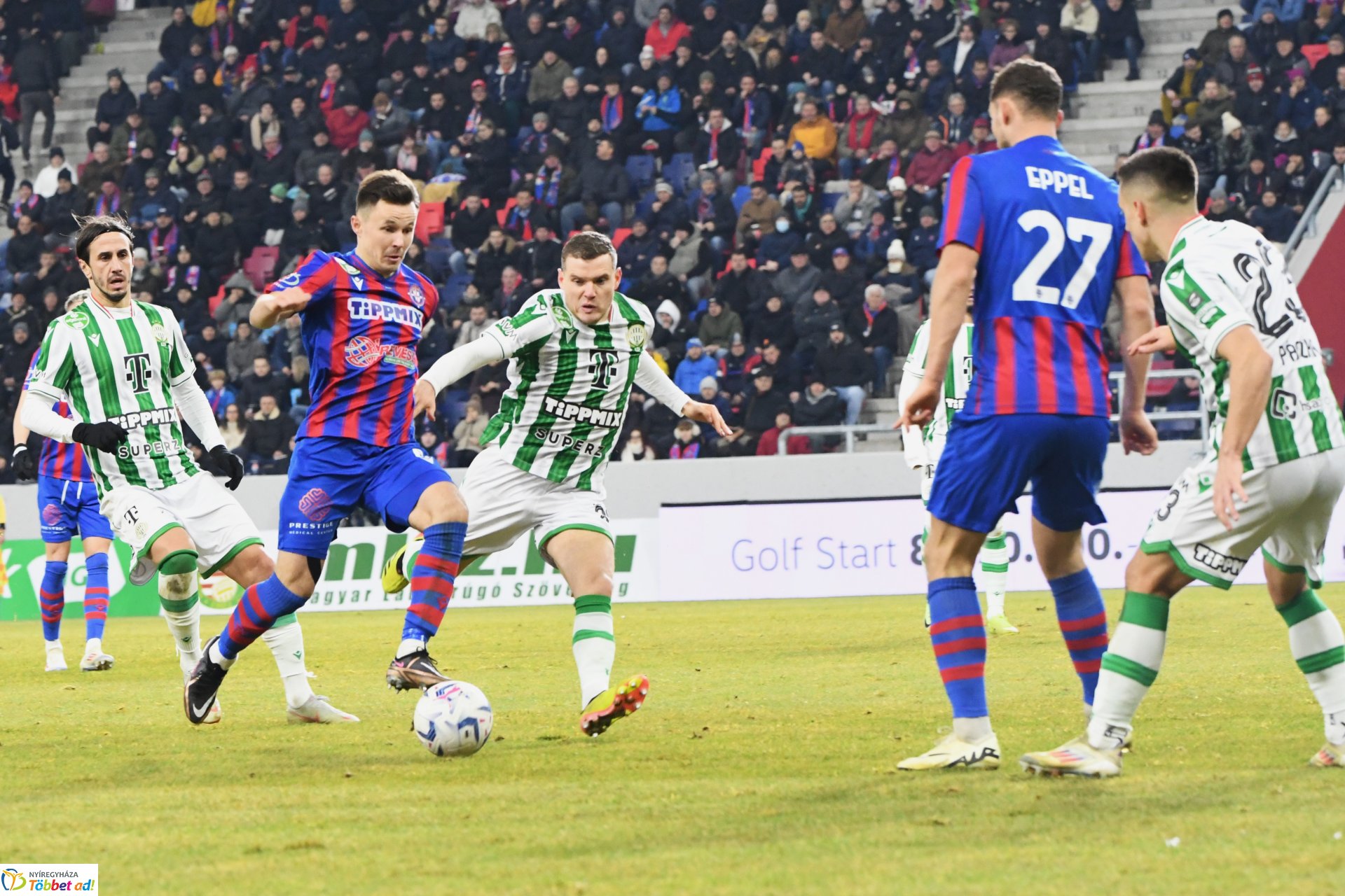 Nyíregyháza Spartacus-Ferencváros labdarúgó mérkőzés 2024. ősz