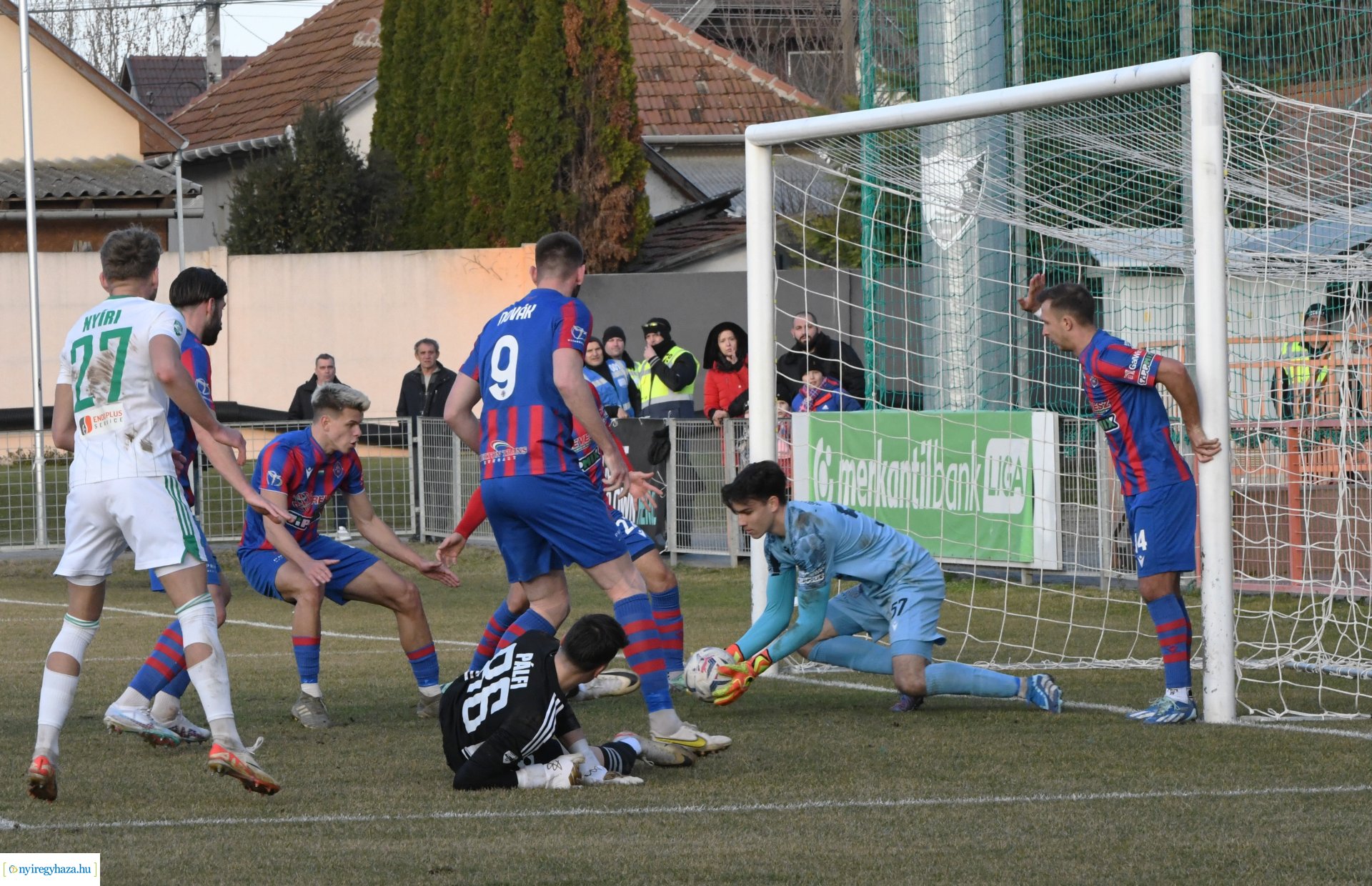 Nyíregyháza Spartacus - Haladás labdarúgó mérkőzés 2024. tavasz