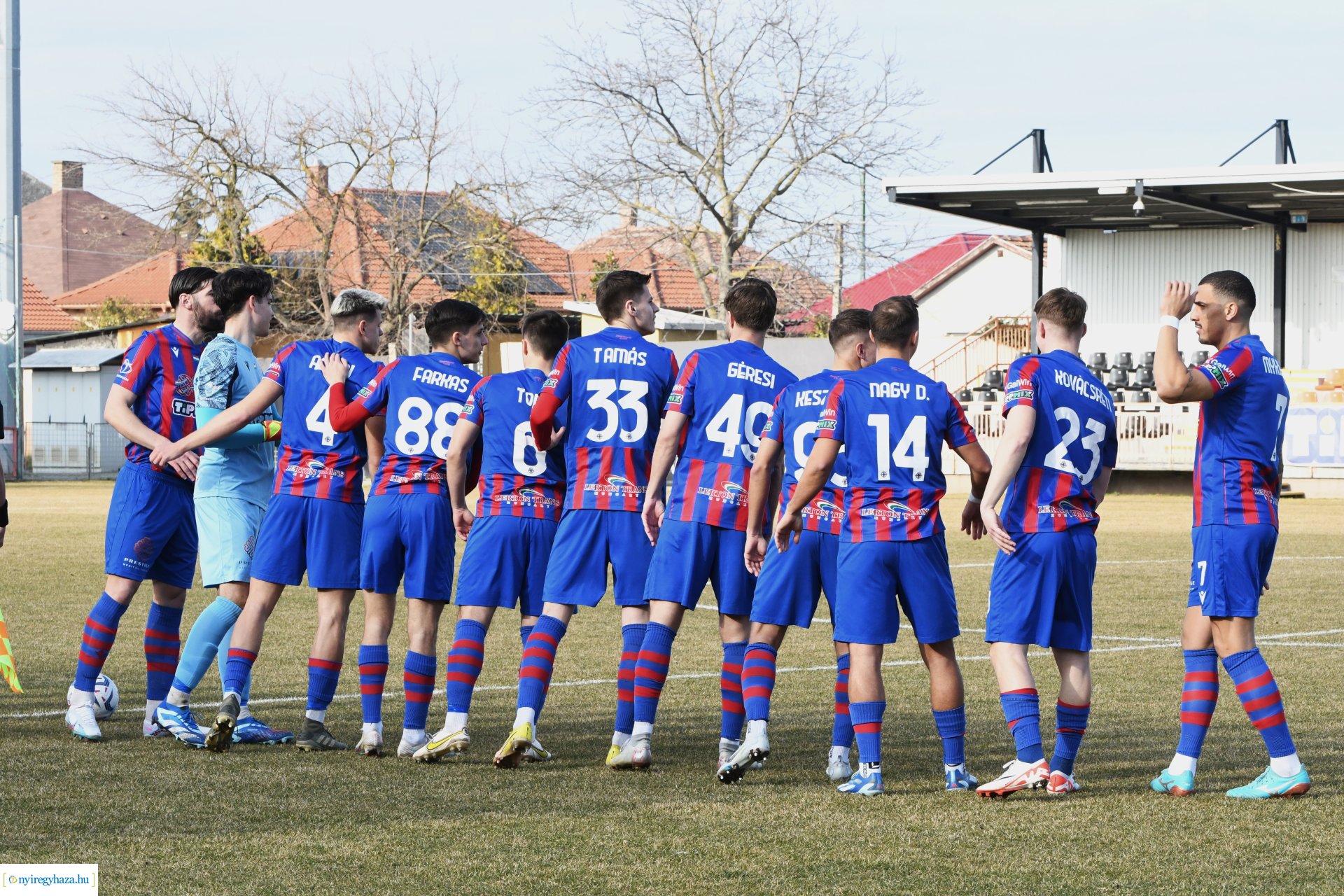 Nyíregyháza Spartacus - Haladás labdarúgó mérkőzés 2024. tavasz