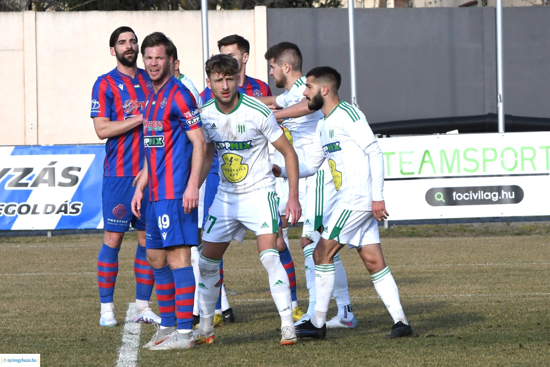 Nyíregyháza Spartacus - Haladás labdarúgó mérkőzés 2024. tavasz