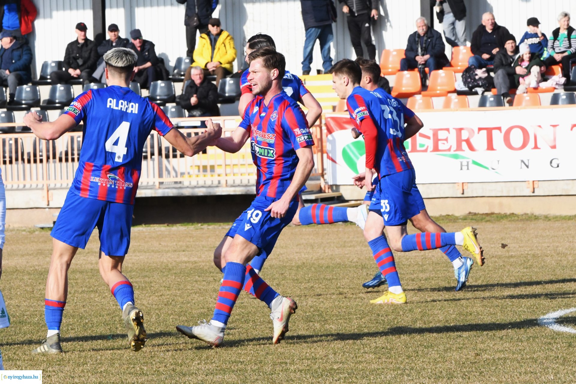 Nyíregyháza Spartacus - Haladás labdarúgó mérkőzés 2024. tavasz