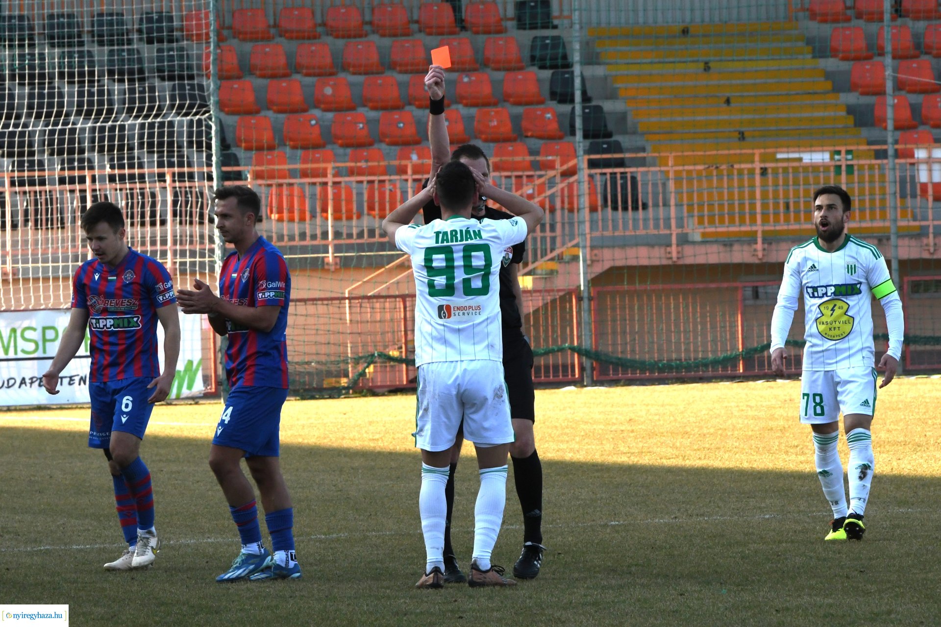 Nyíregyháza Spartacus - Haladás labdarúgó mérkőzés 2024. tavasz