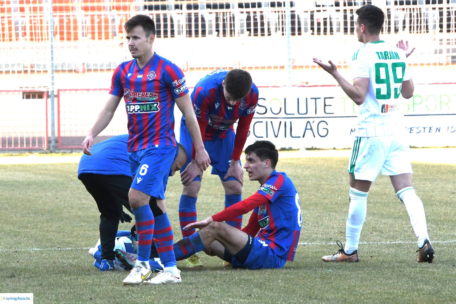 Nyíregyháza Spartacus - Haladás labdarúgó mérkőzés 2024. tavasz