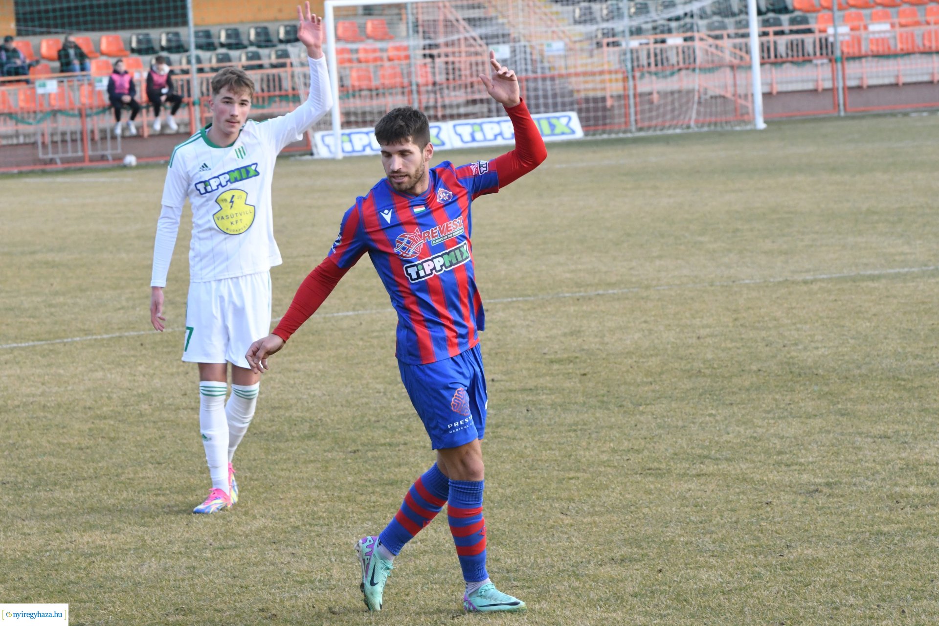 Nyíregyháza Spartacus - Haladás labdarúgó mérkőzés 2024. tavasz