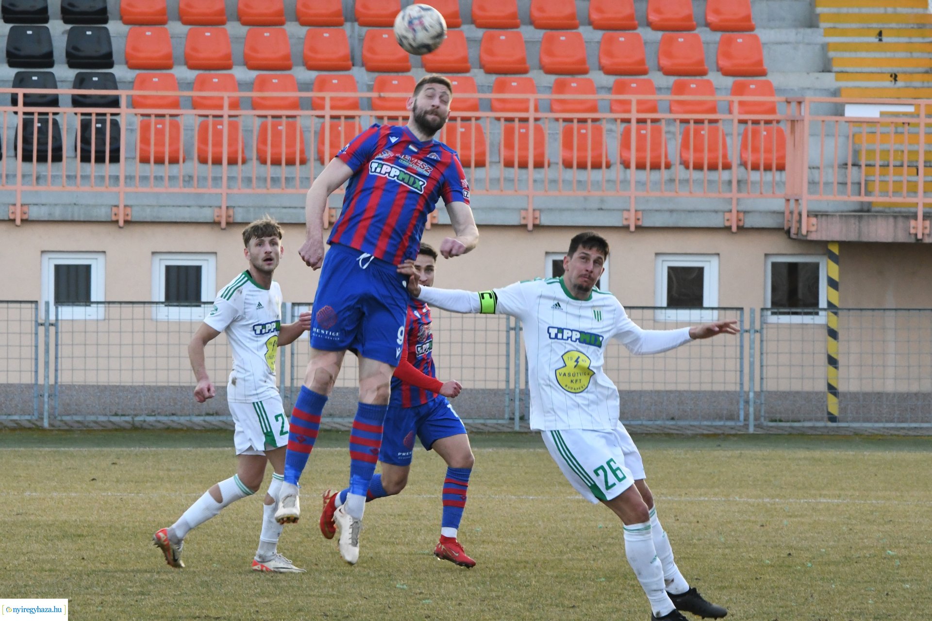 Nyíregyháza Spartacus - Haladás labdarúgó mérkőzés 2024. tavasz
