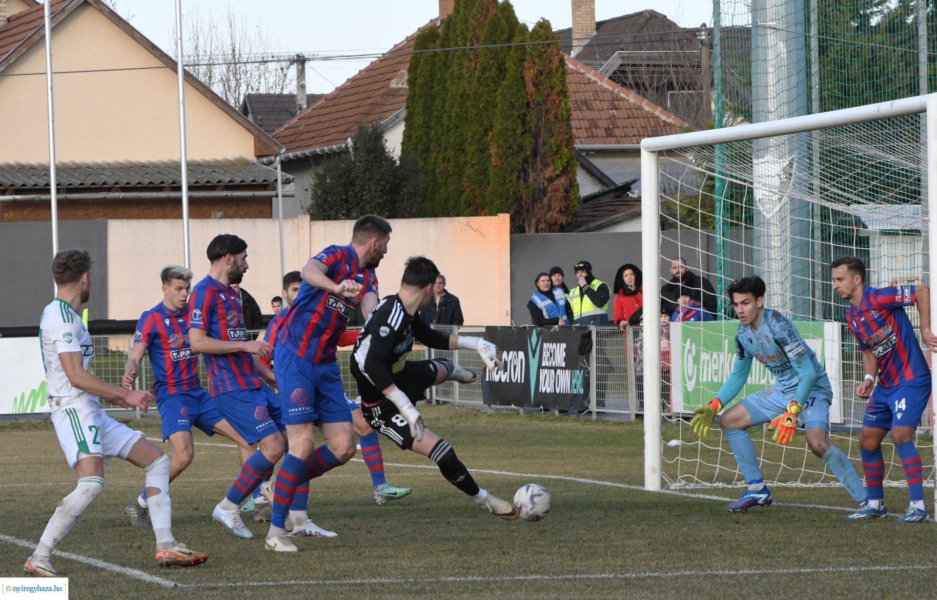 Nyíregyháza Spartacus - Haladás labdarúgó mérkőzés 2024. tavasz