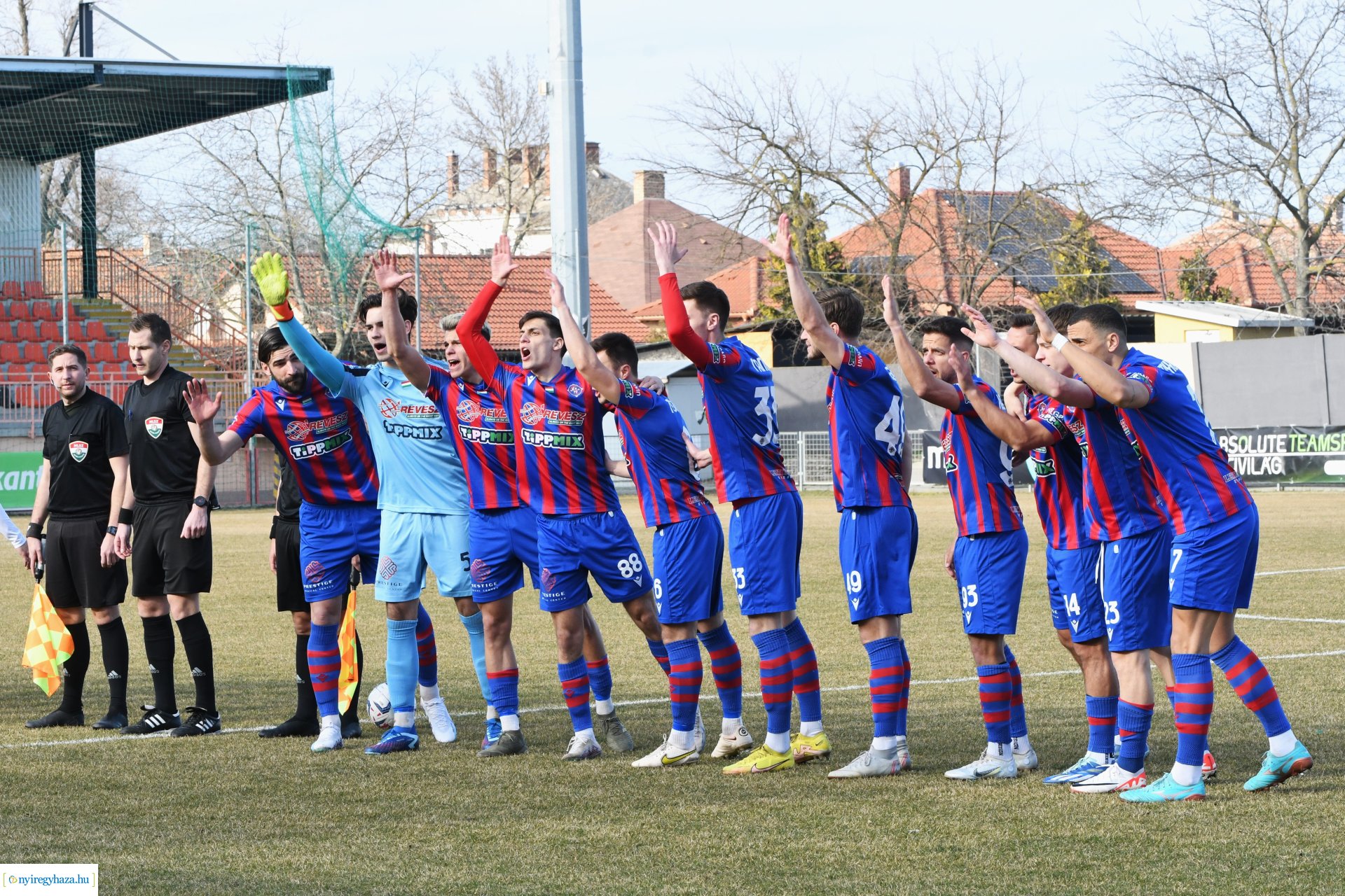 Nyíregyháza Spartacus - Haladás labdarúgó mérkőzés 2024. tavasz