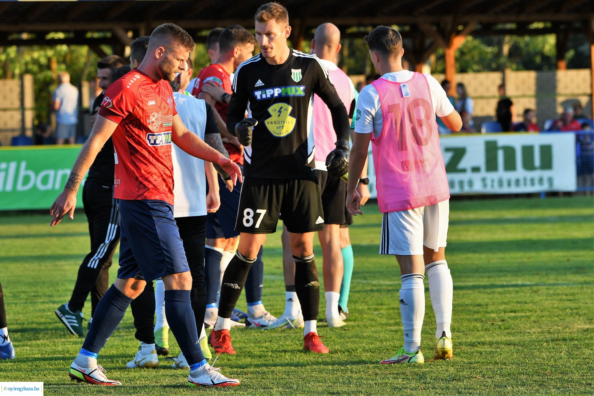 Nyíregyháza Spartacus-Haladás labdarúgó mérkőzés