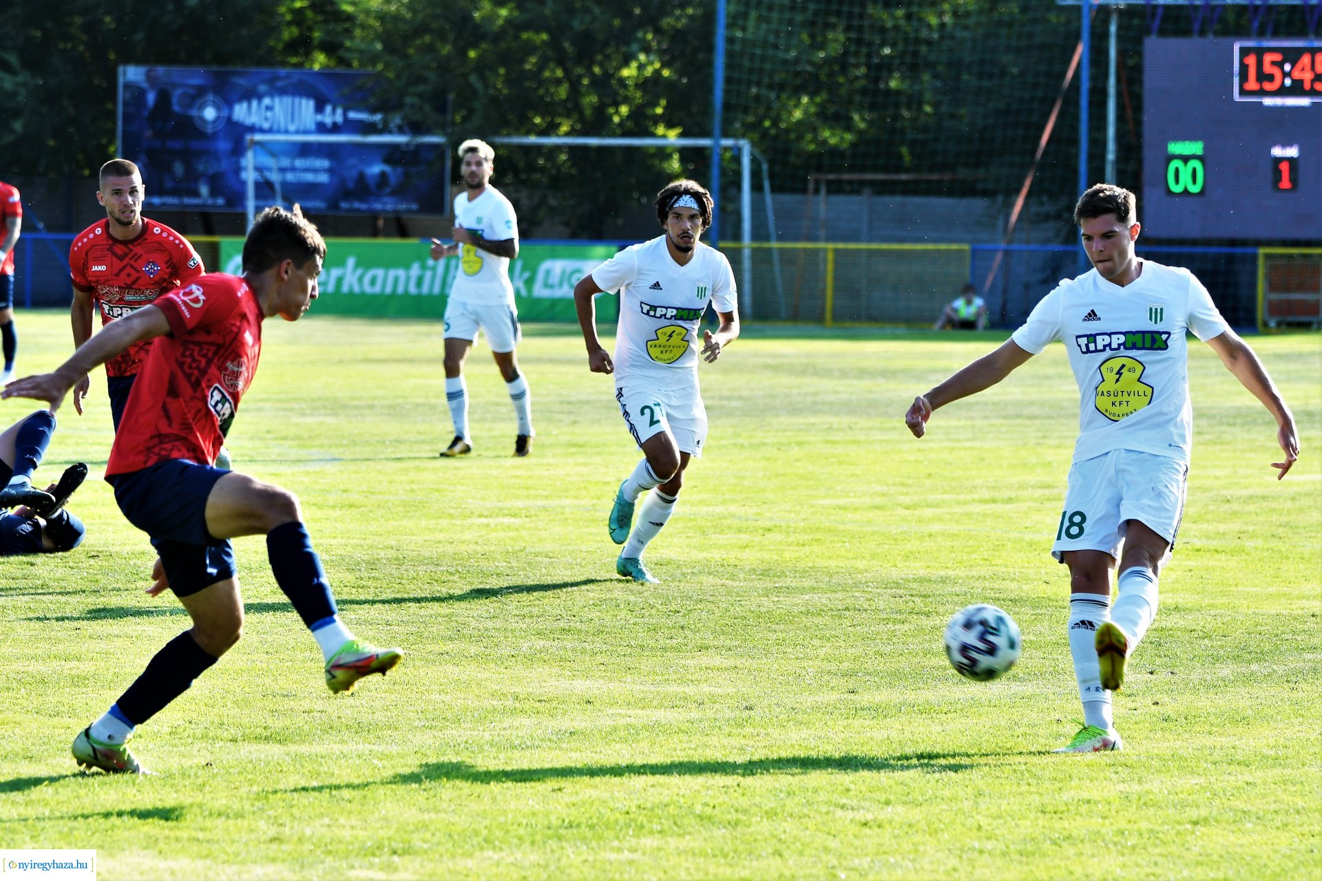 Nyíregyháza Spartacus-Haladás labdarúgó mérkőzés