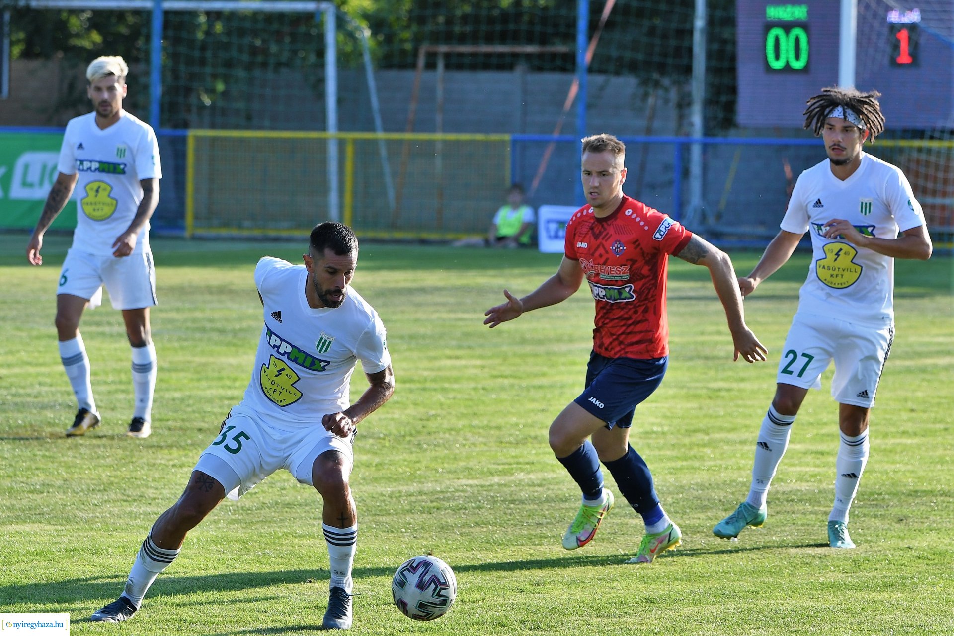 Nyíregyháza Spartacus-Haladás labdarúgó mérkőzés