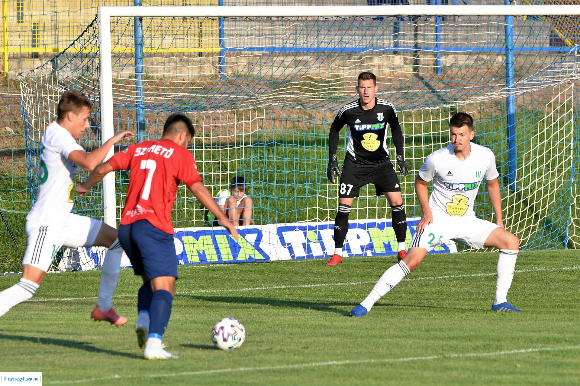 Nyíregyháza Spartacus-Haladás labdarúgó mérkőzés