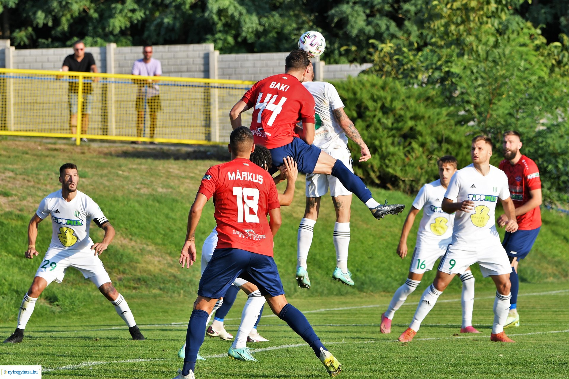 Nyíregyháza Spartacus-Haladás labdarúgó mérkőzés