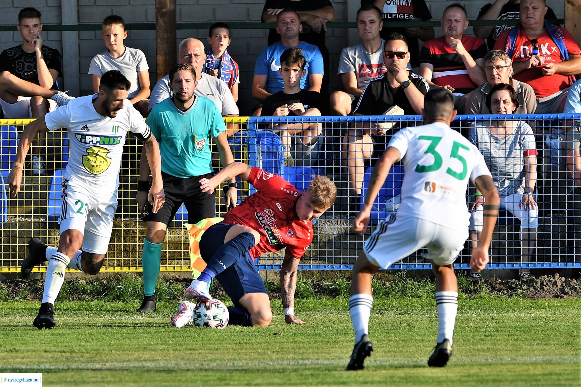 Nyíregyháza Spartacus-Haladás labdarúgó mérkőzés