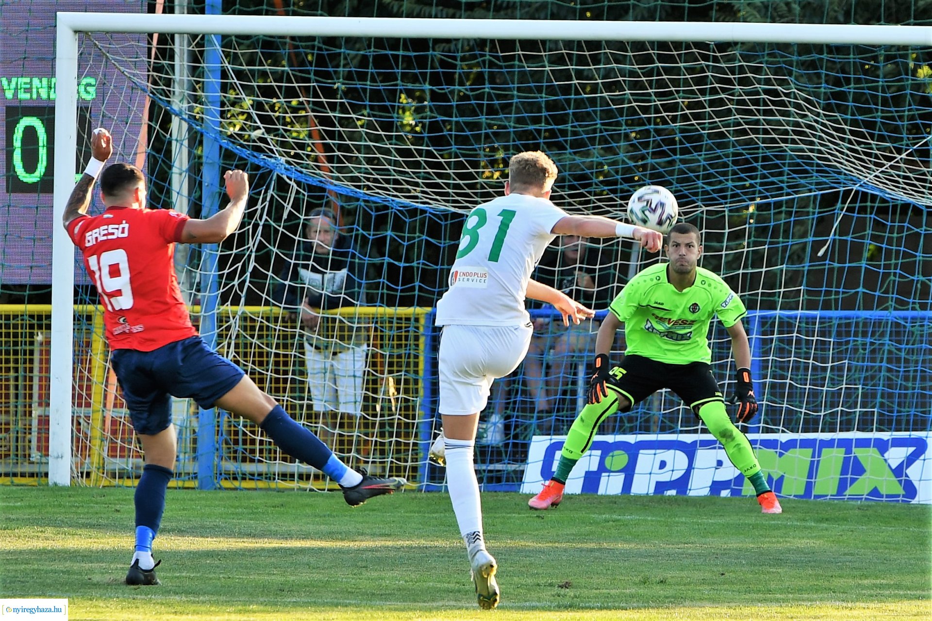 Nyíregyháza Spartacus-Haladás labdarúgó mérkőzés