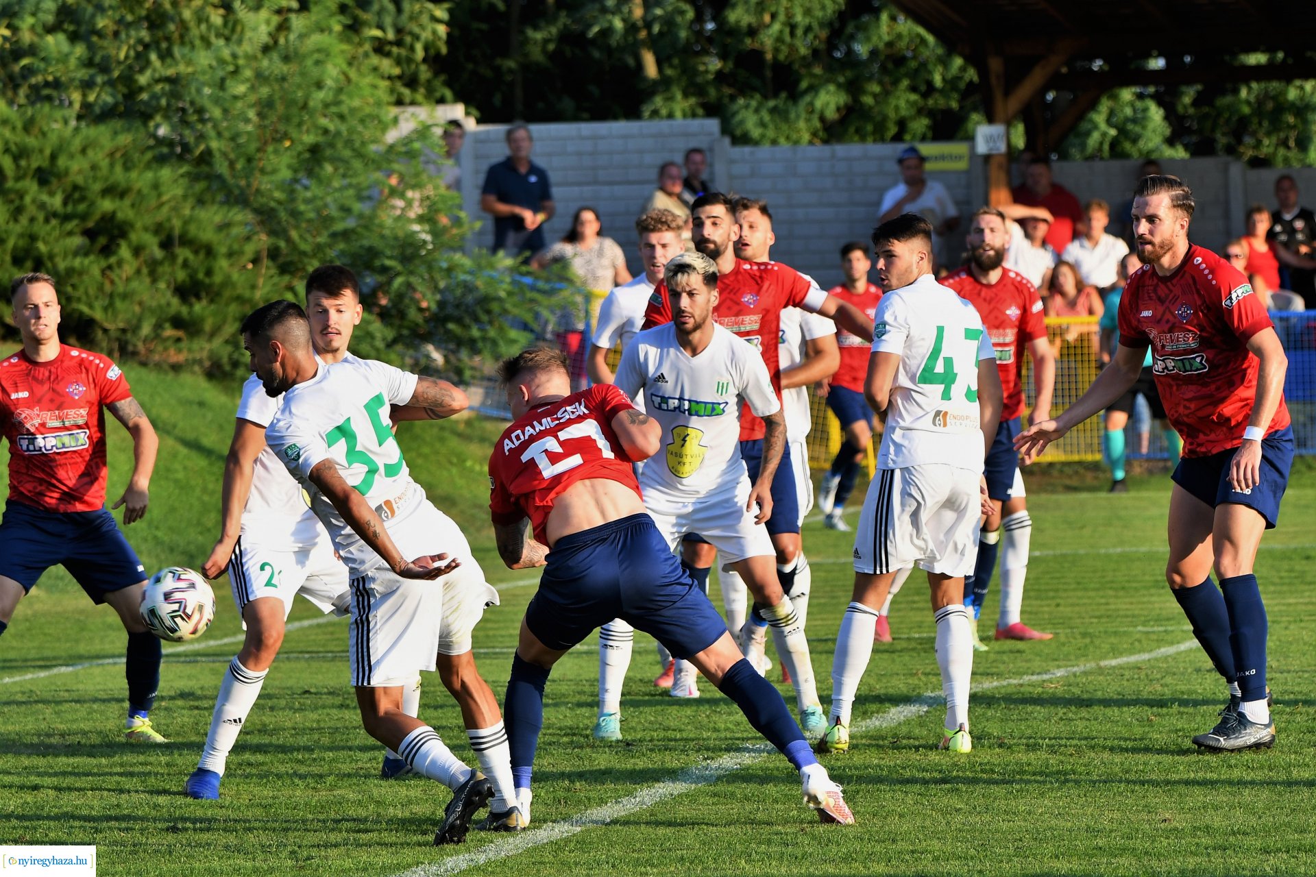 Nyíregyháza Spartacus-Haladás labdarúgó mérkőzés