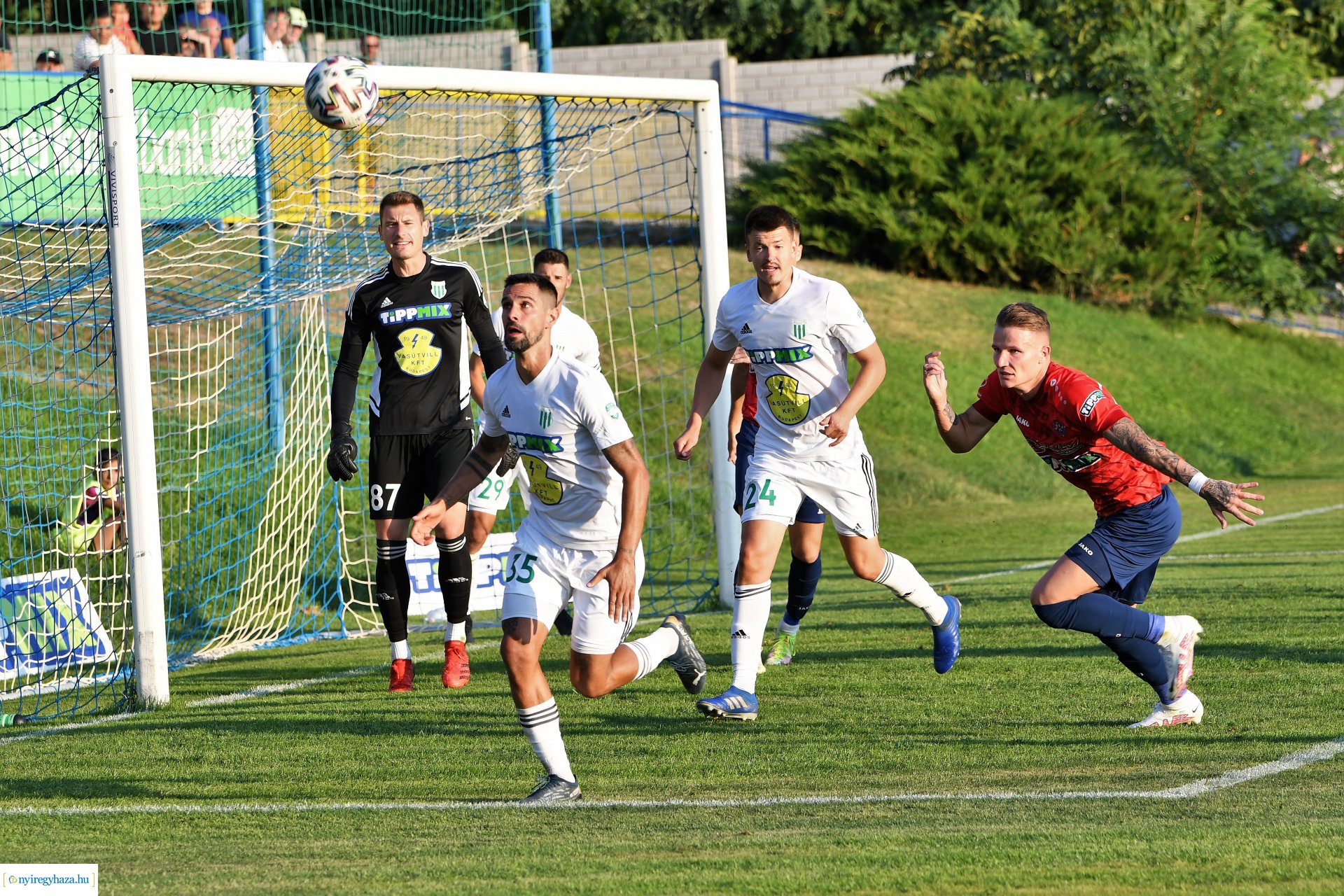 Nyíregyháza Spartacus-Haladás labdarúgó mérkőzés