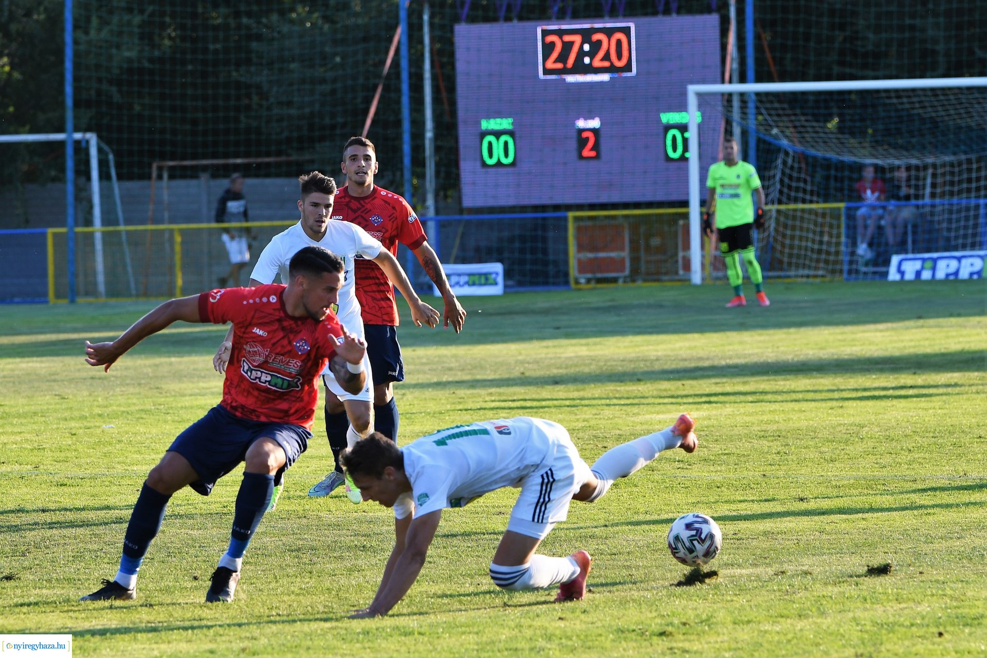 Nyíregyháza Spartacus-Haladás labdarúgó mérkőzés