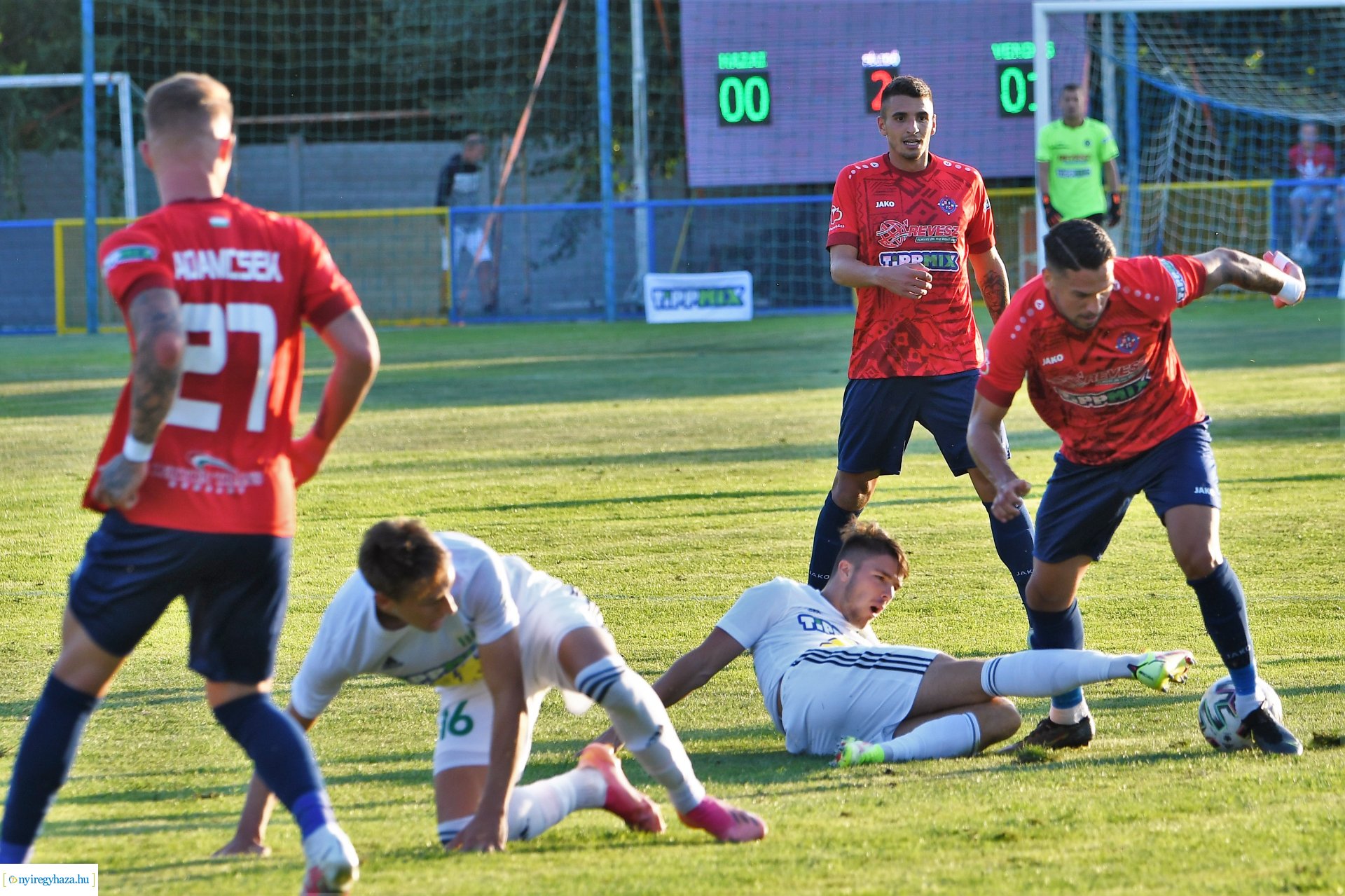 Nyíregyháza Spartacus-Haladás labdarúgó mérkőzés