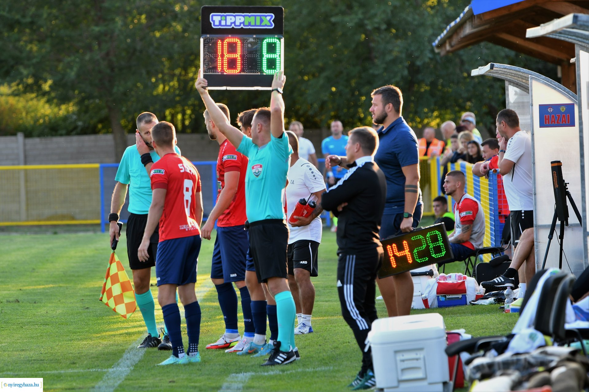 Nyíregyháza Spartacus-Haladás labdarúgó mérkőzés