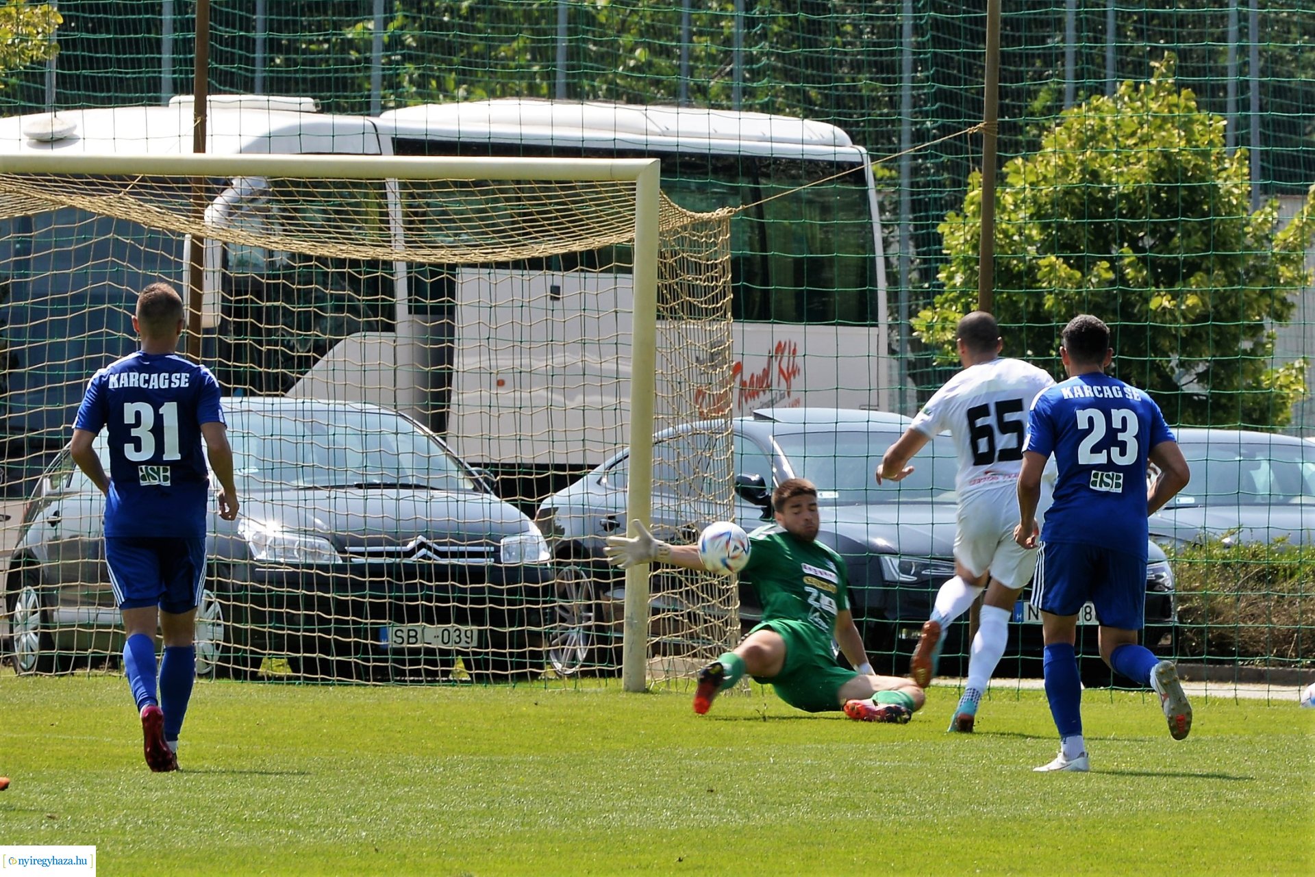 Nyíregyháza Spartacus - Karcag felkészülési mérkőzés