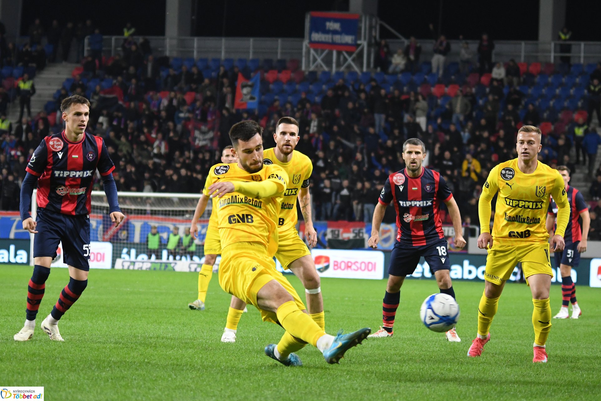 Nyíregyháza Spartacus - Kazincbarcika labdarúgó mérkőzés 2025. ősz