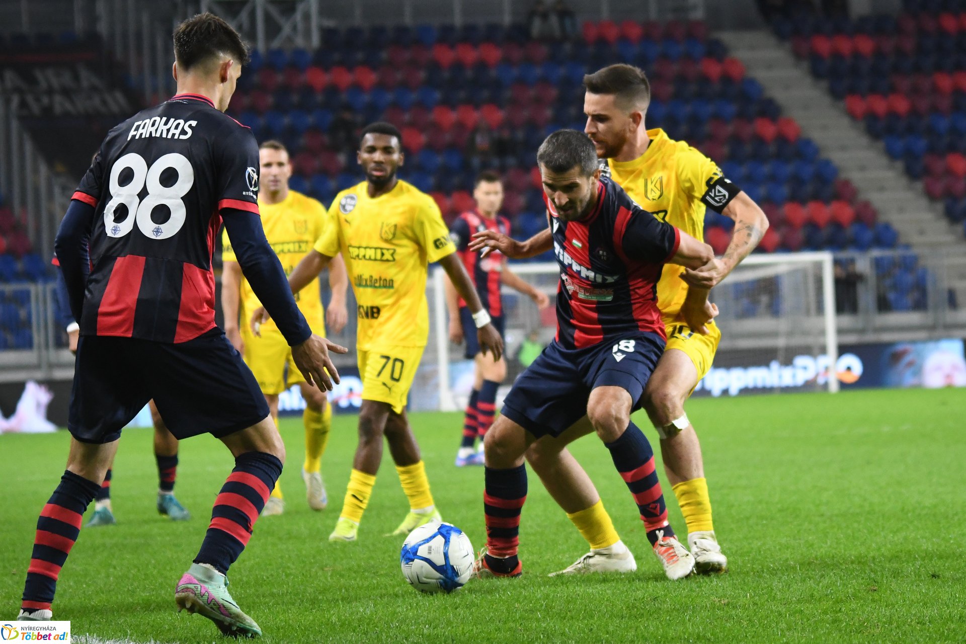 Nyíregyháza Spartacus - Kazincbarcika labdarúgó mérkőzés 2025. ősz