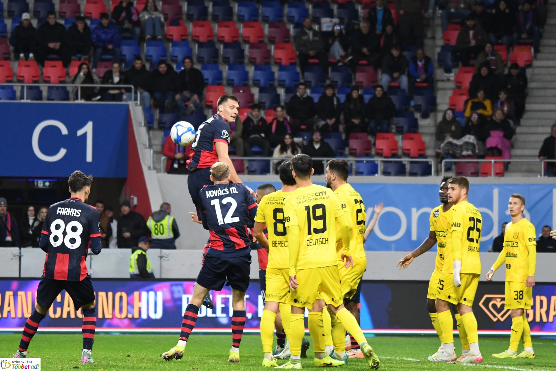 Nyíregyháza Spartacus - Kazincbarcika labdarúgó mérkőzés 2025. ősz