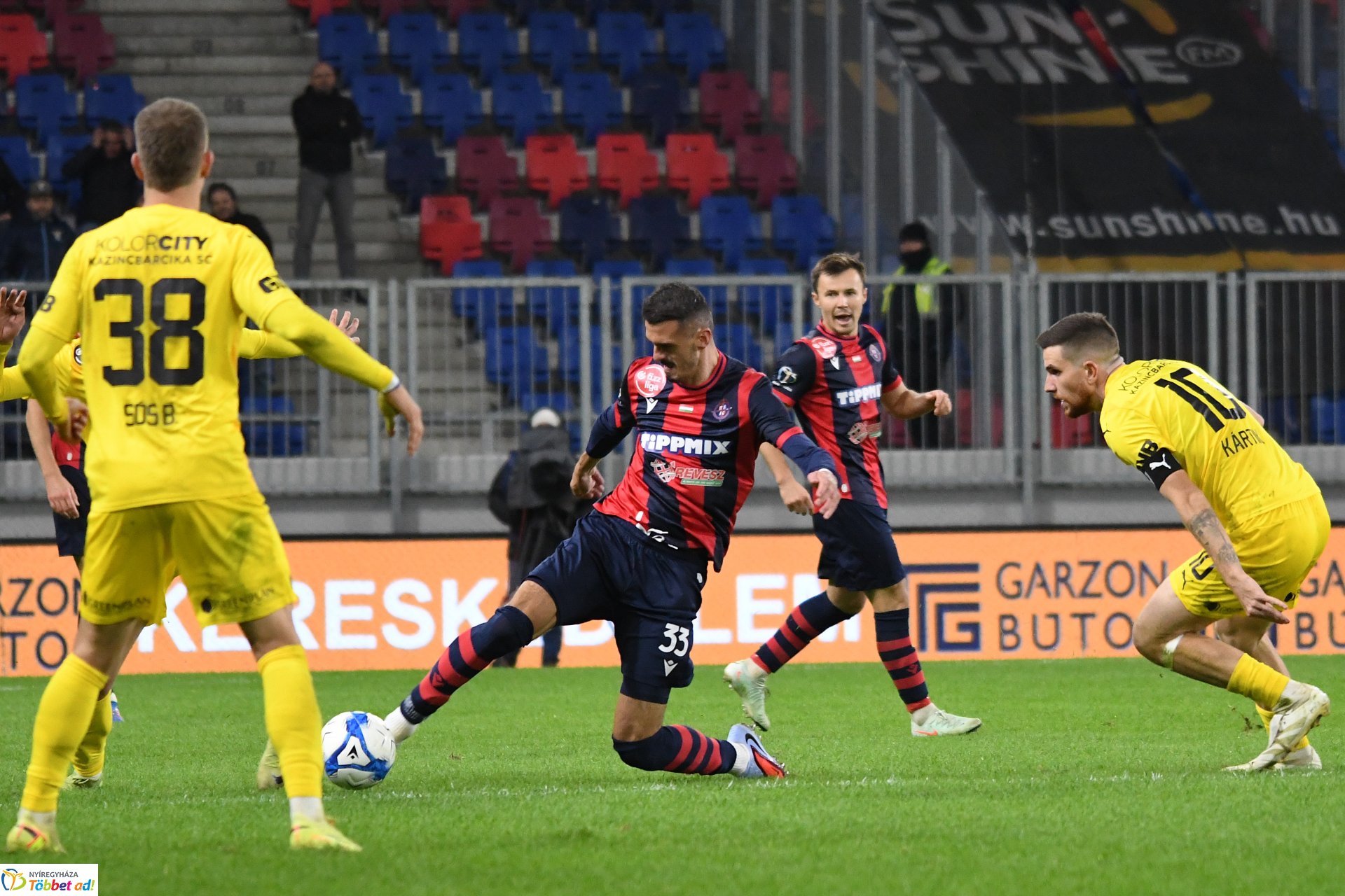 Nyíregyháza Spartacus - Kazincbarcika labdarúgó mérkőzés 2025. ősz