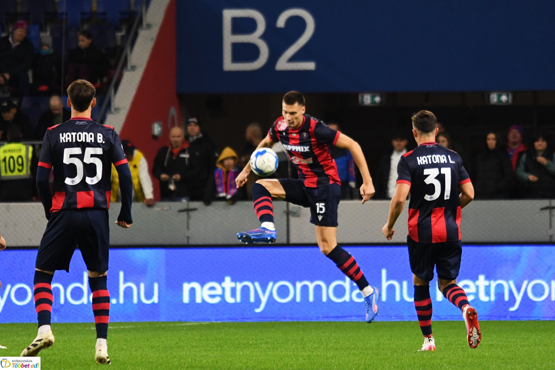 Nyíregyháza Spartacus - Kazincbarcika labdarúgó mérkőzés 2025. ősz