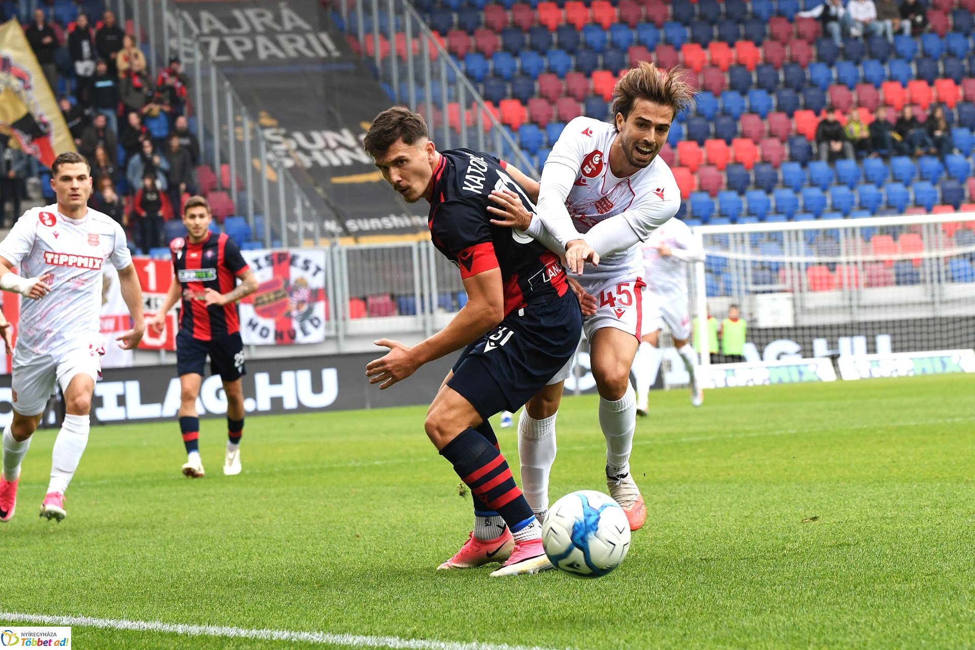 Nyíregyháza Spartacus - Kispest-Honvéd labdarúgó mérkőzés