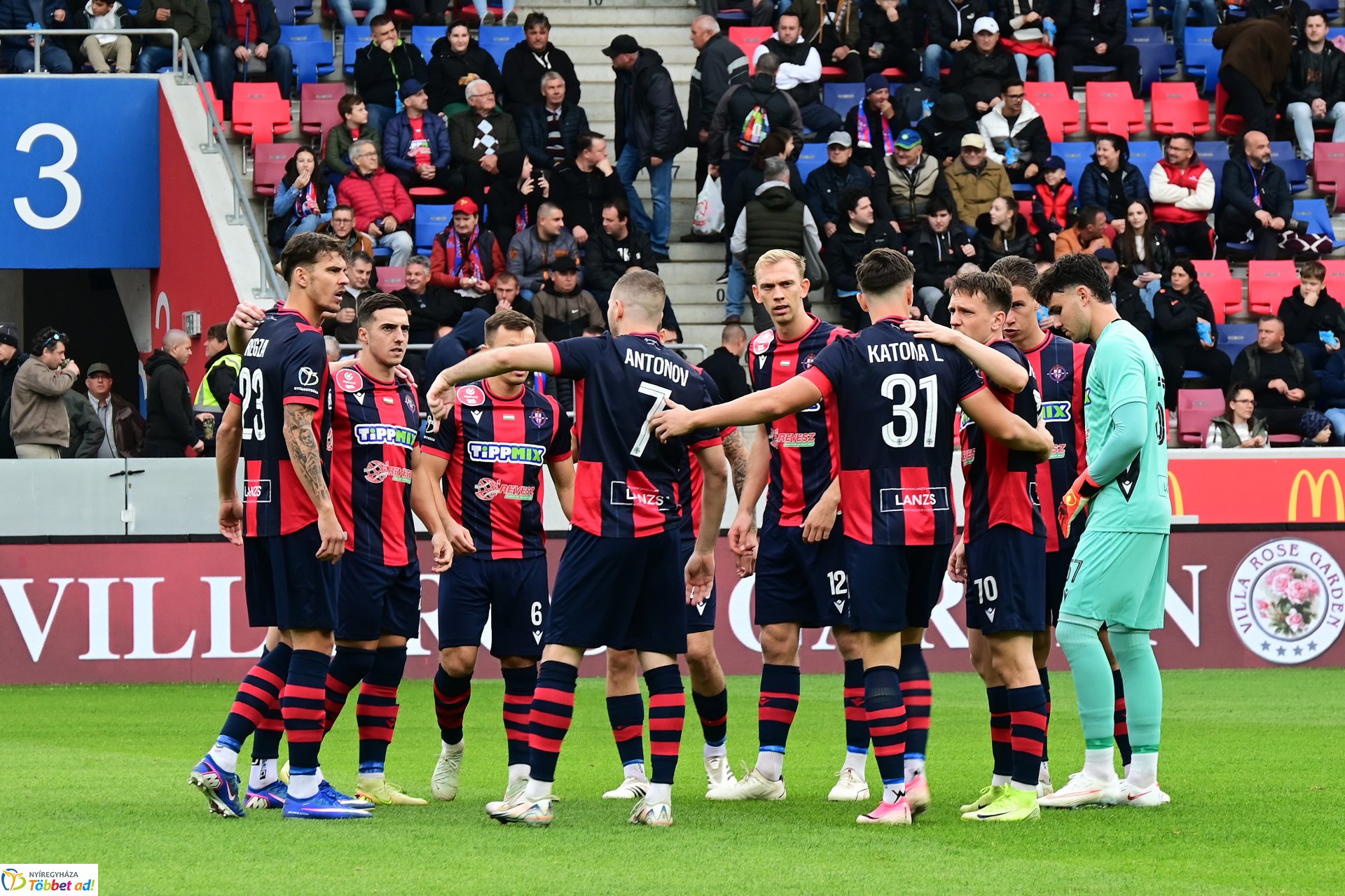 Nyíregyháza Spartacus - Kispest-Honvéd labdarúgó mérkőzés