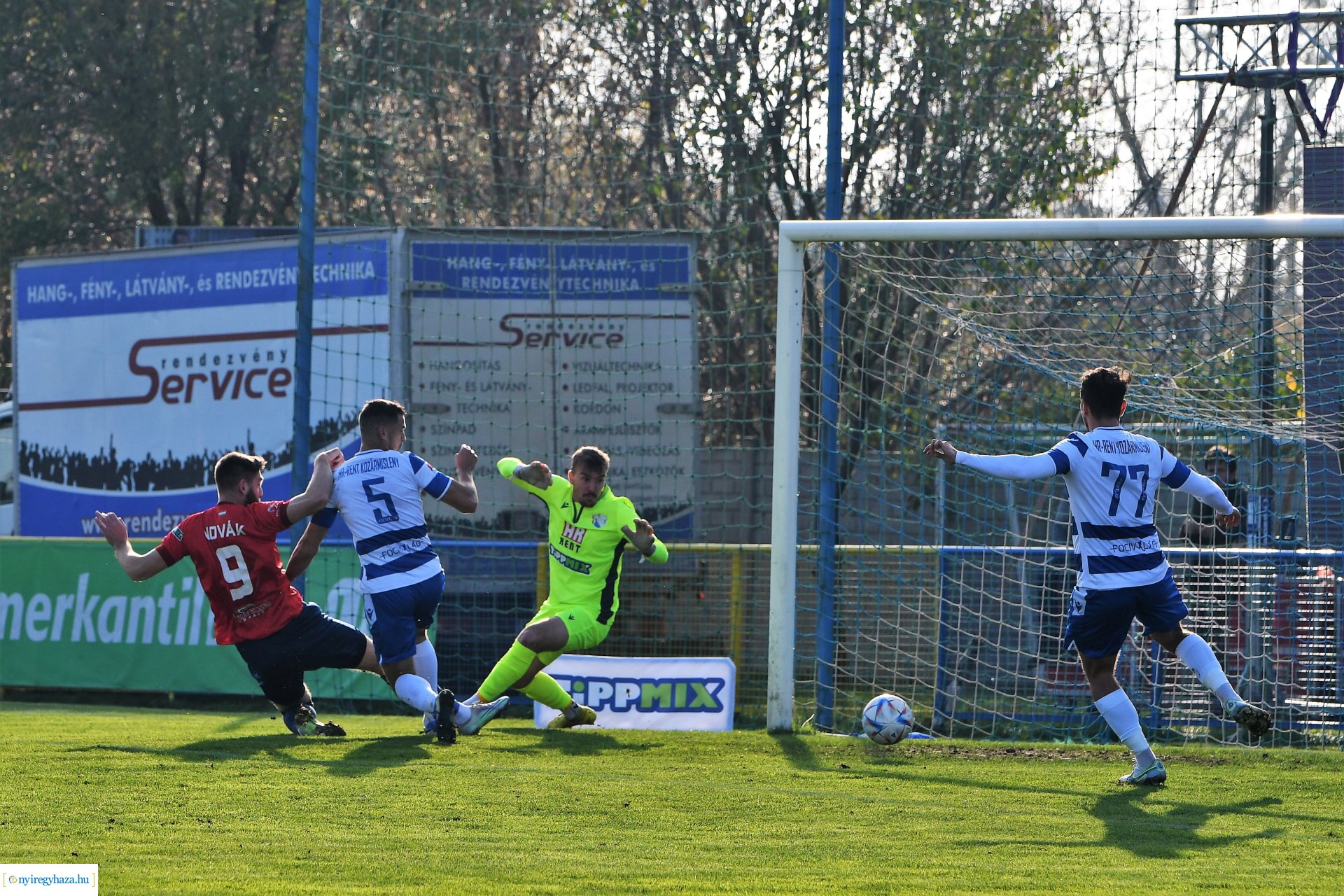 Nyíregyháza Spartacus-Kozármisleny labdarúgó mérkőzés 2022 ősz