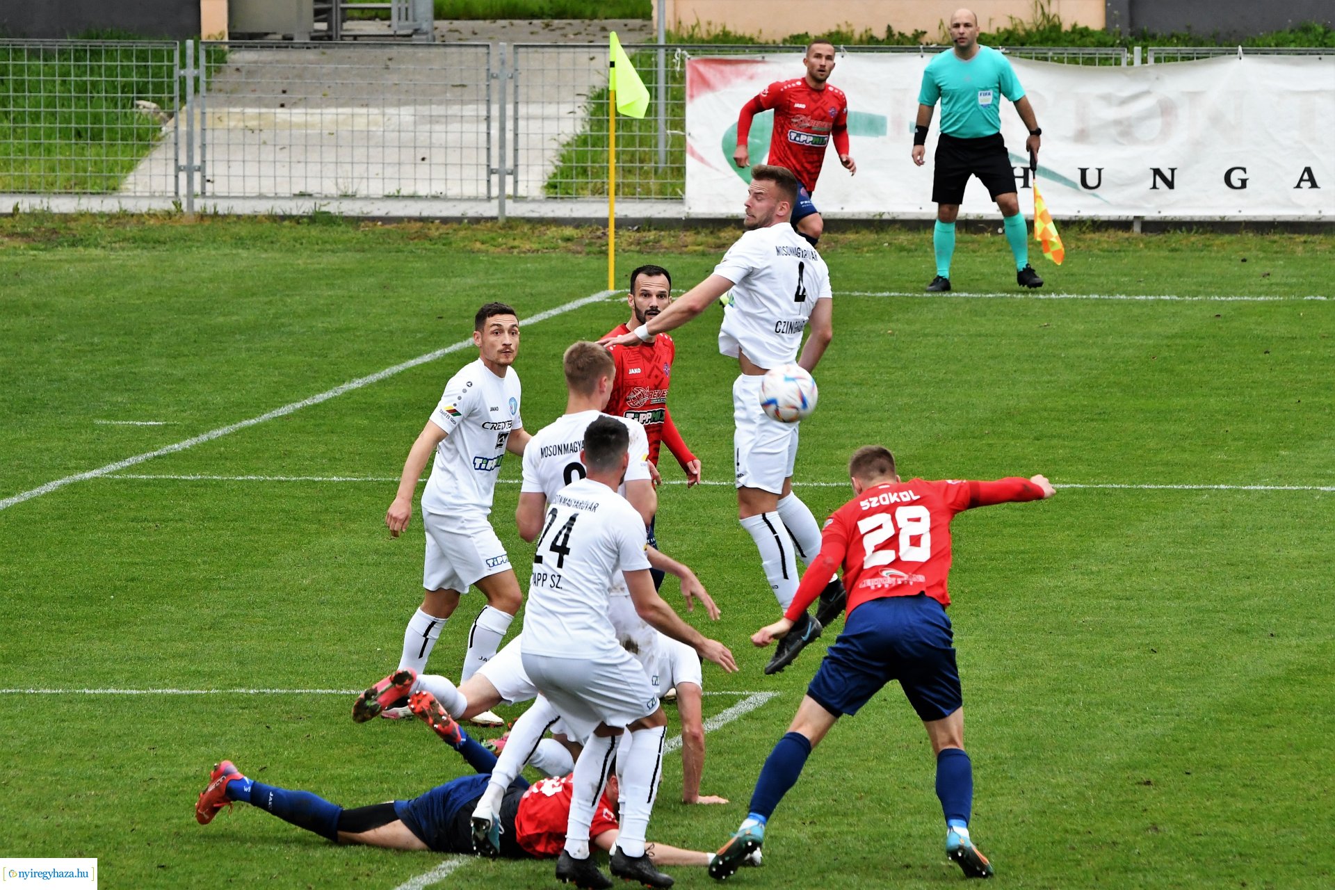 Nyíregyháza Spartacus - Mosonmagyaróvár labdarúgó mérkőzés 2023. tavasz