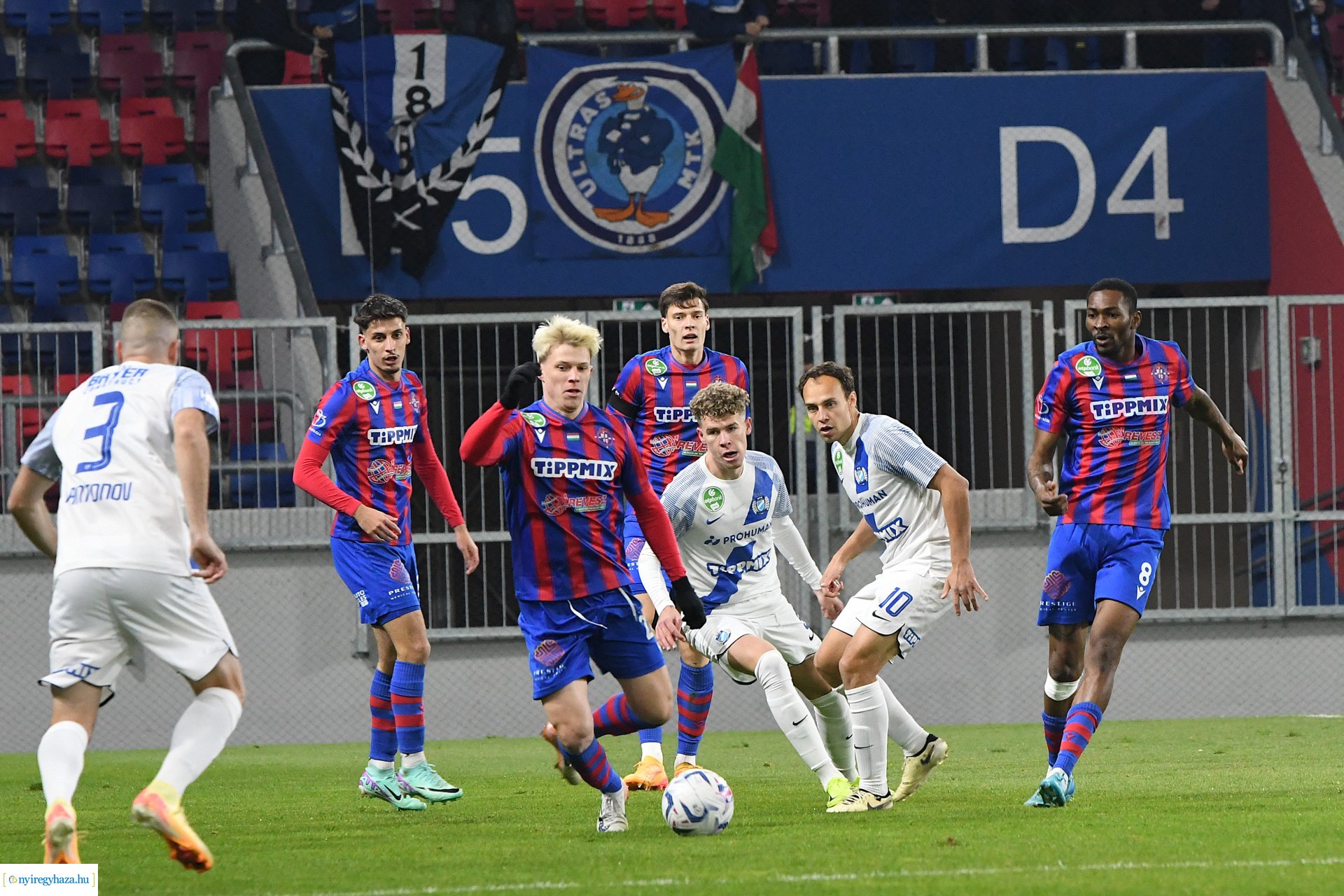 Nyíregyháza Spartacus - MTK Budapest  labdarúgó mérkőzés 2024. ősz