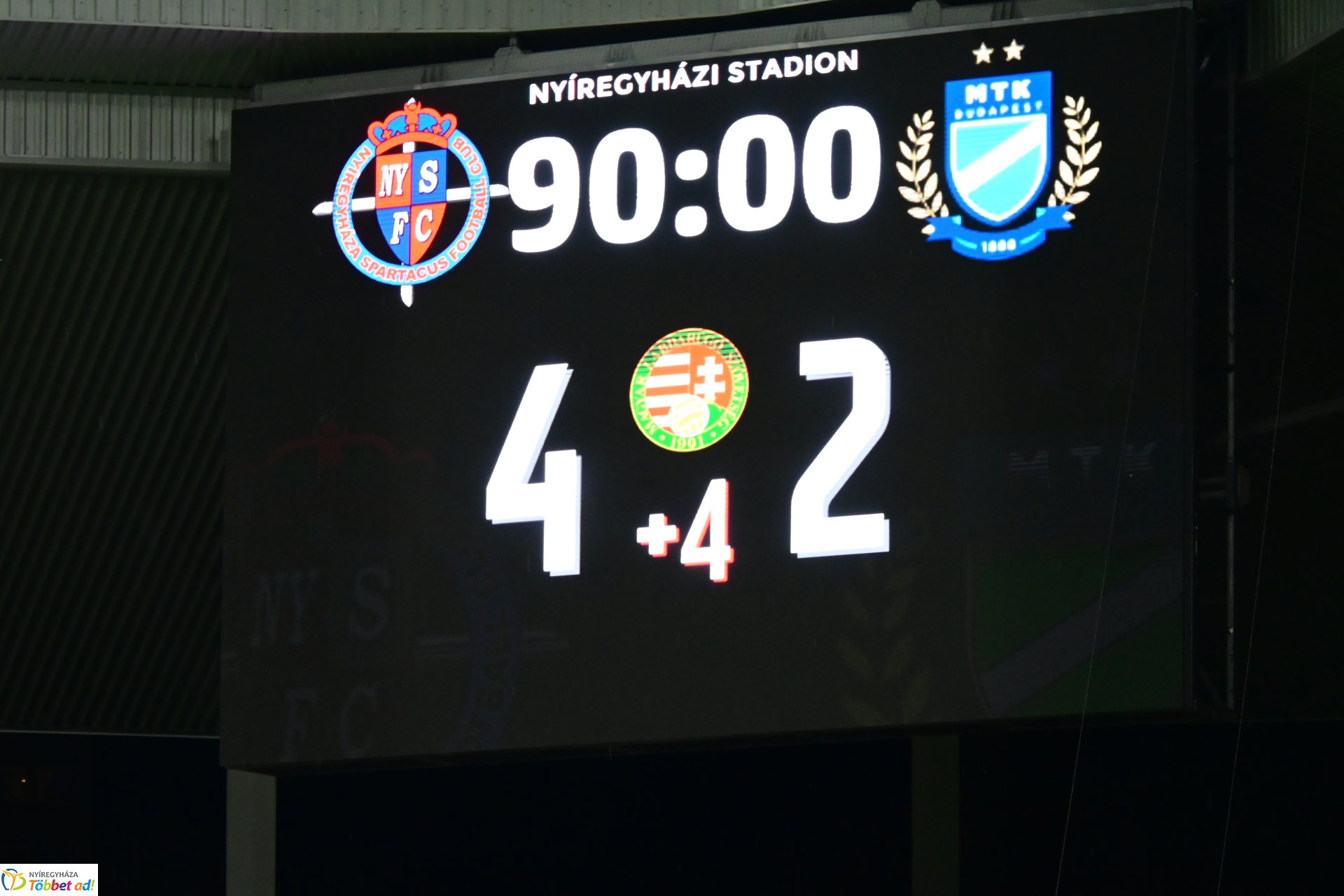 Nyíregyháza Spartacus - MTK labdarúgó mérkőzés 2026. tavasz