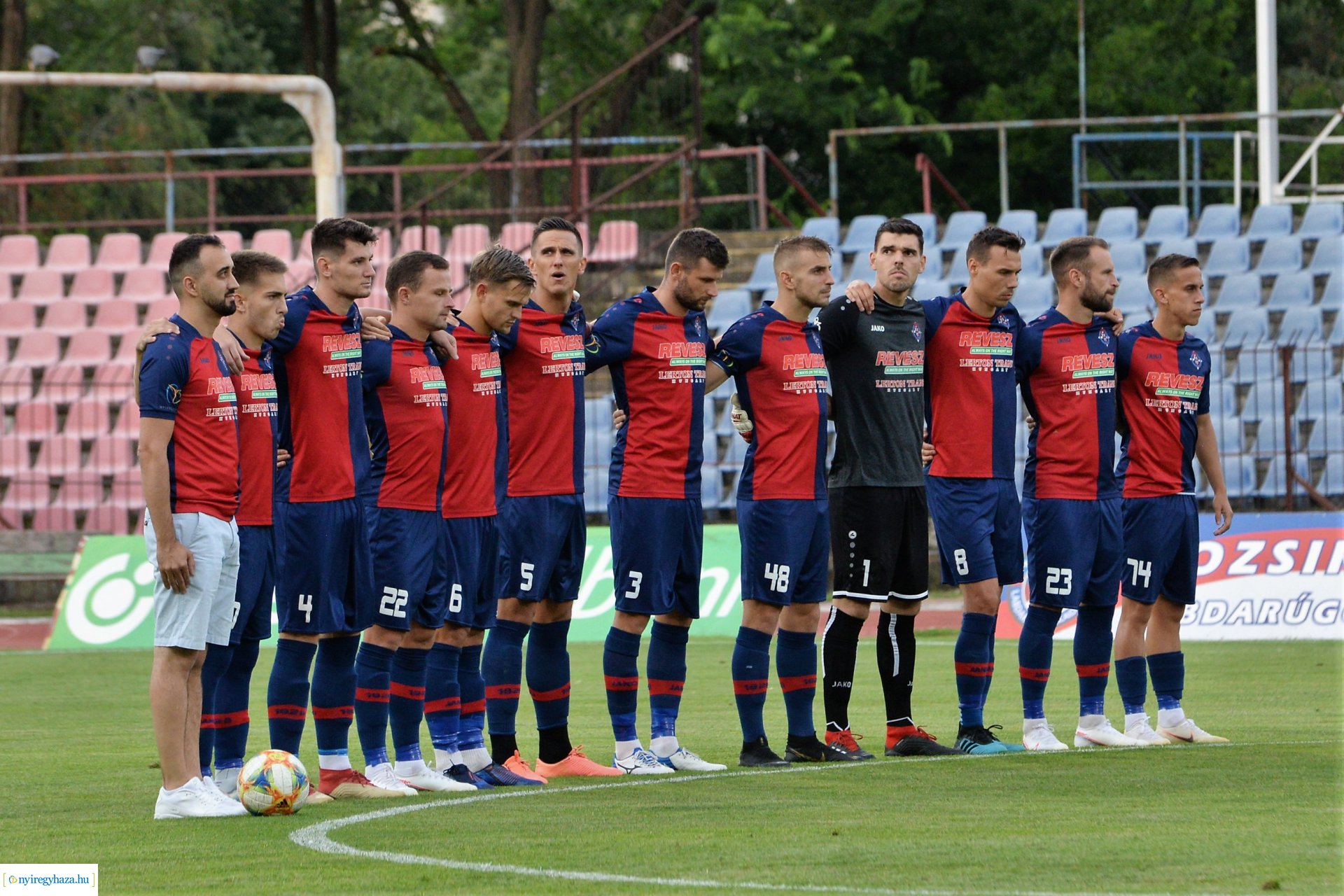 Nyíregyháza Spartacus-Pécs labdarúgó mérkőzés