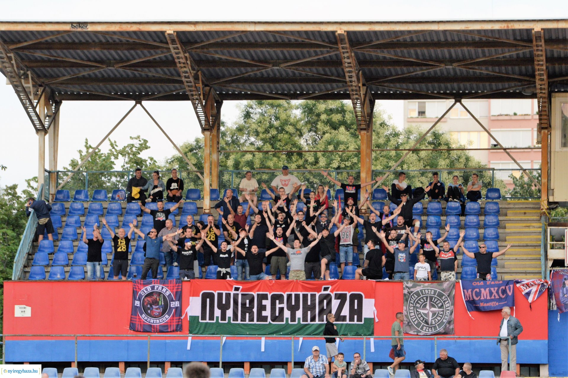 Nyíregyháza Spartacus-Pécs labdarúgó mérkőzés