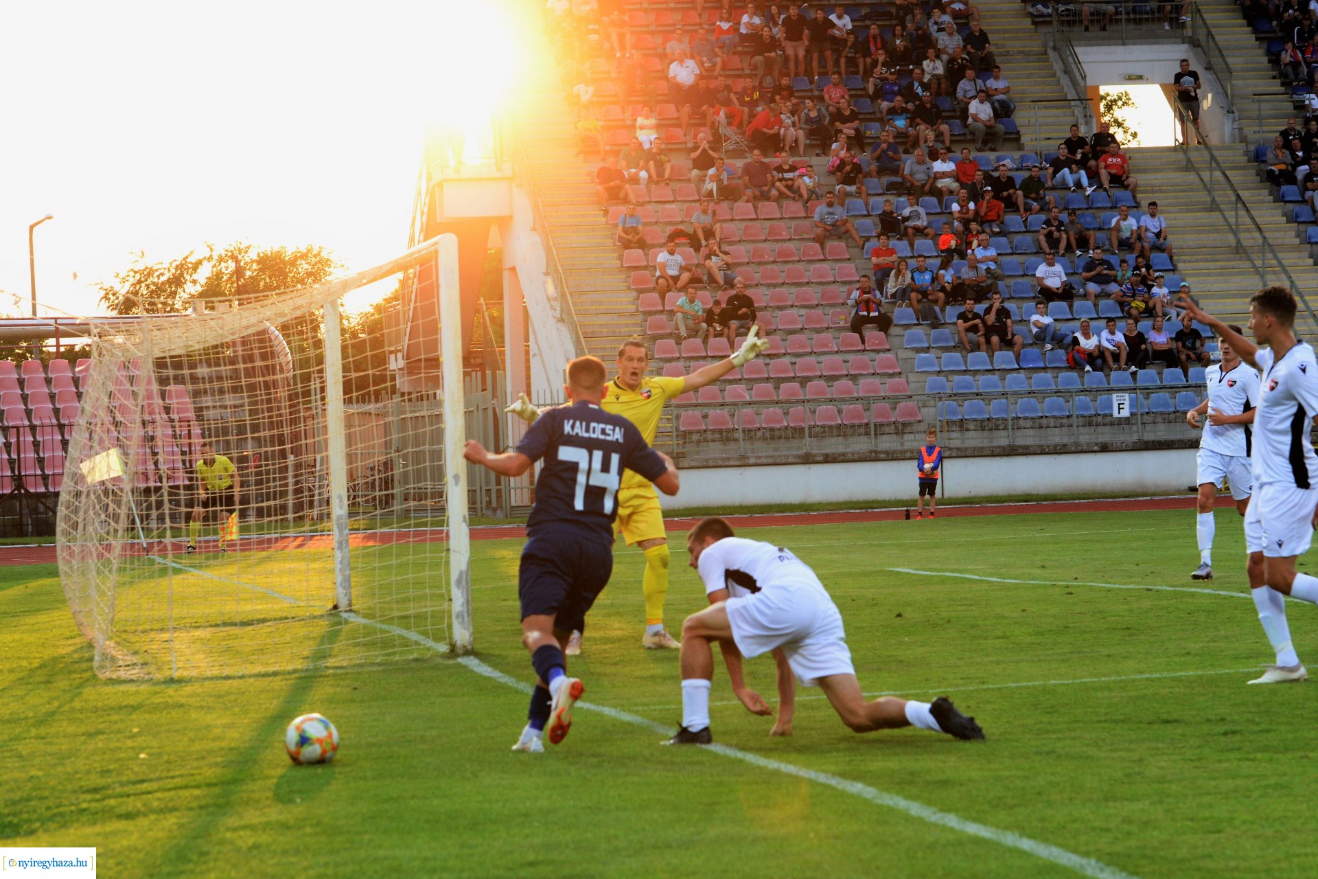 Nyíregyháza Spartacus-Pécs labdarúgó mérkőzés