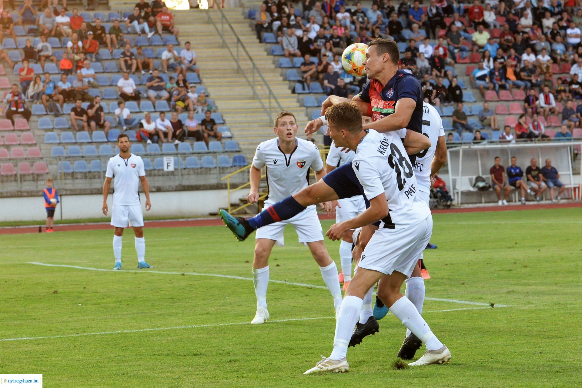 Nyíregyháza Spartacus-Pécs labdarúgó mérkőzés