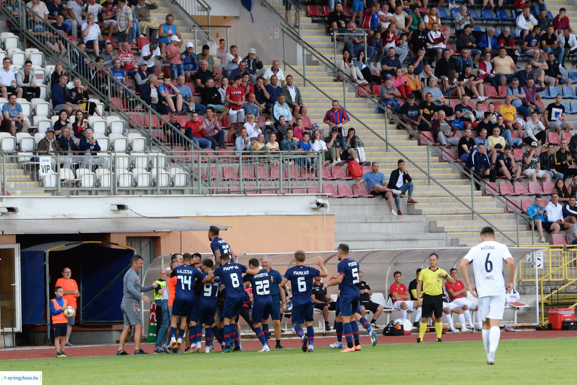 Nyíregyháza Spartacus-Pécs labdarúgó mérkőzés
