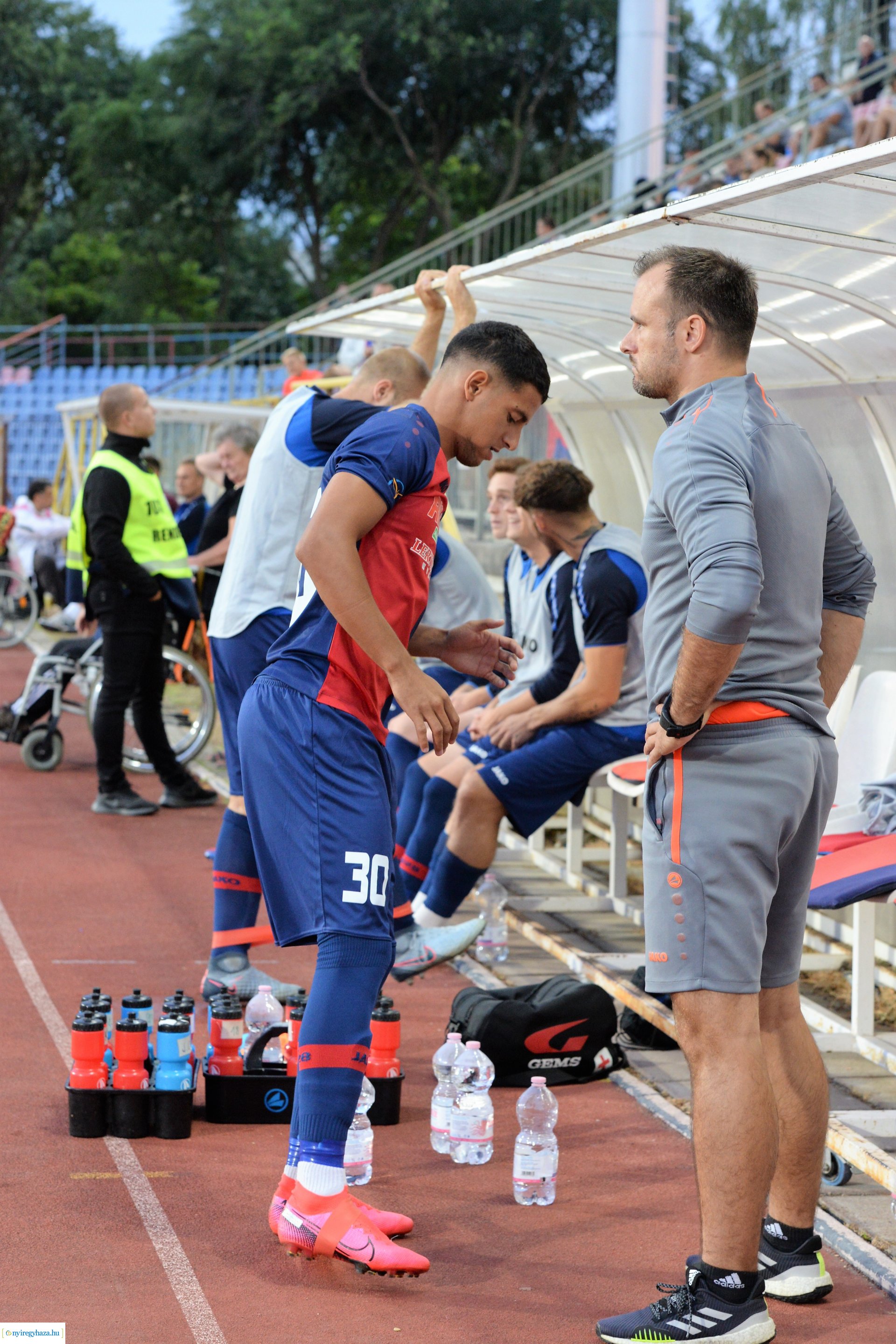 Nyíregyháza Spartacus-Pécs labdarúgó mérkőzés