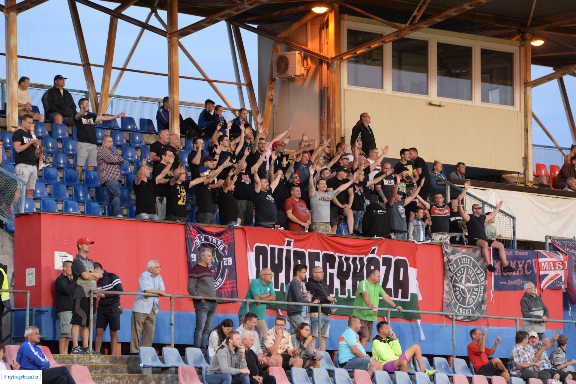 Nyíregyháza Spartacus-Pécs labdarúgó mérkőzés