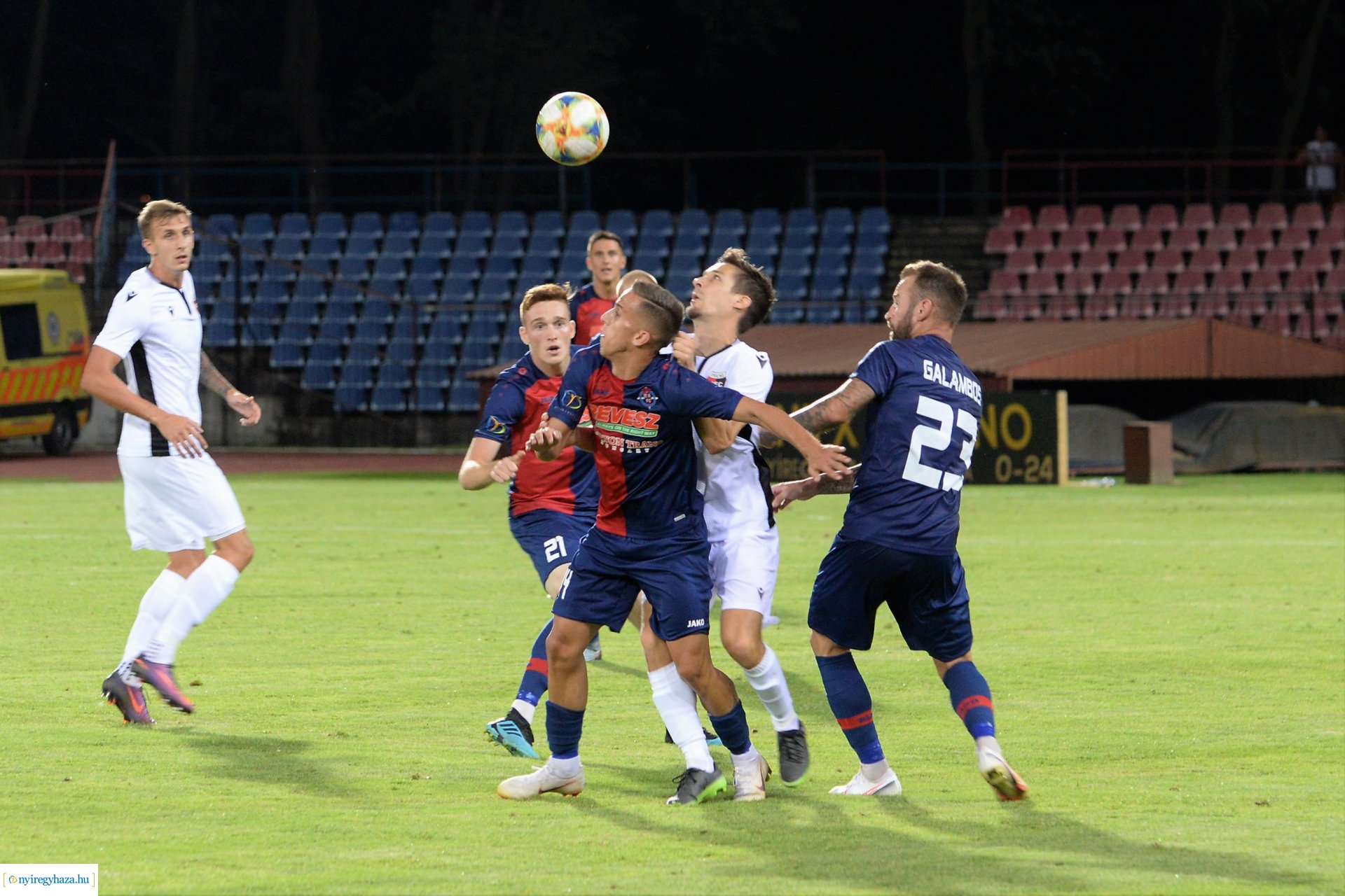 Nyíregyháza Spartacus-Pécs labdarúgó mérkőzés