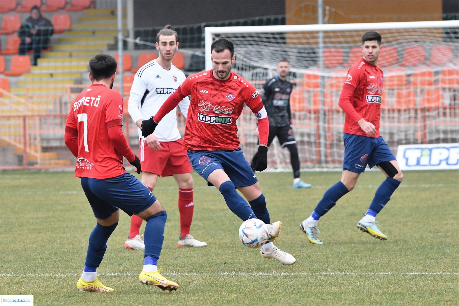 Nyíregyháza Spartacus - Pécsi MFC labdarúgó mérkőzés 2023. tavasz