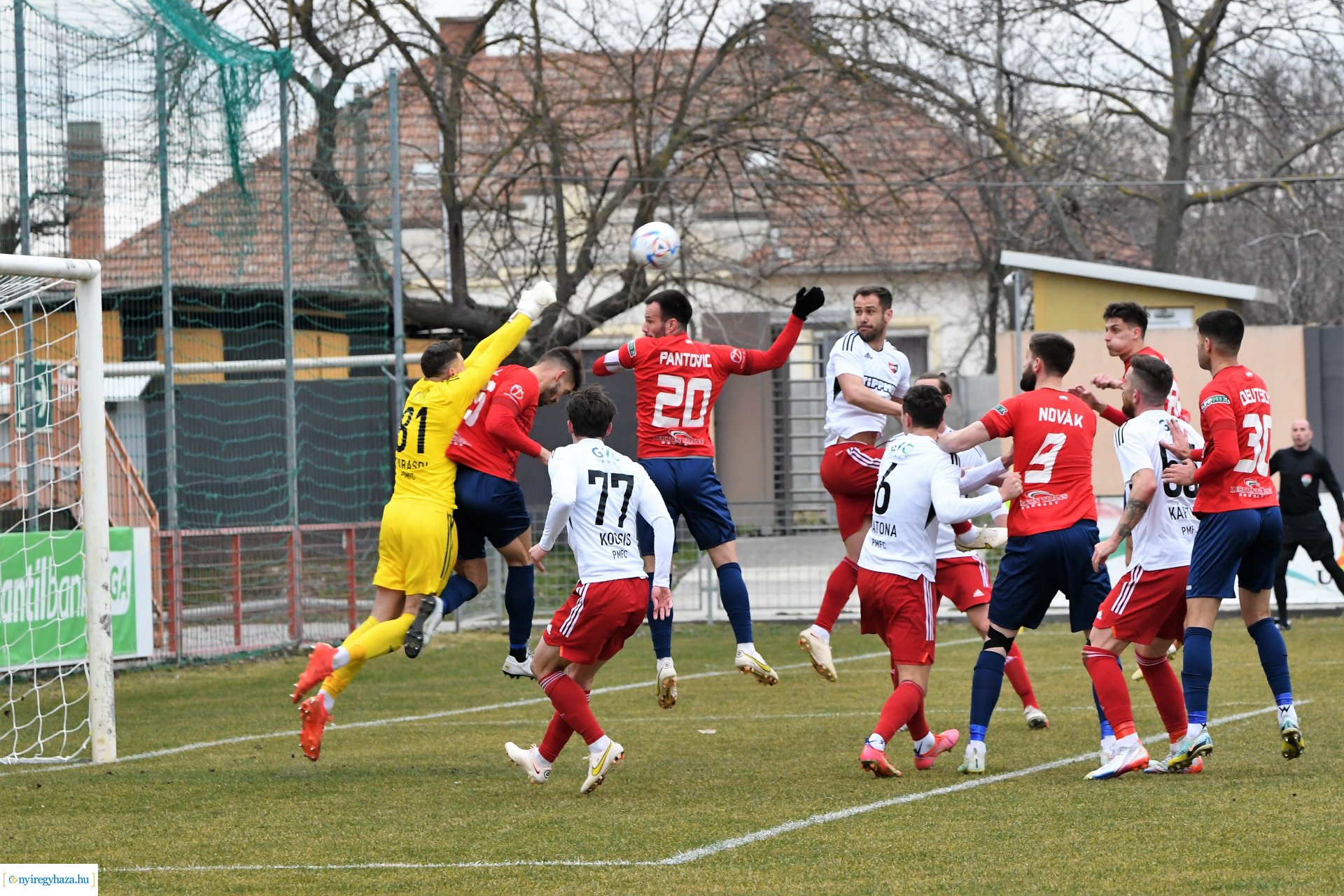 Nyíregyháza Spartacus - Pécsi MFC labdarúgó mérkőzés 2023. tavasz